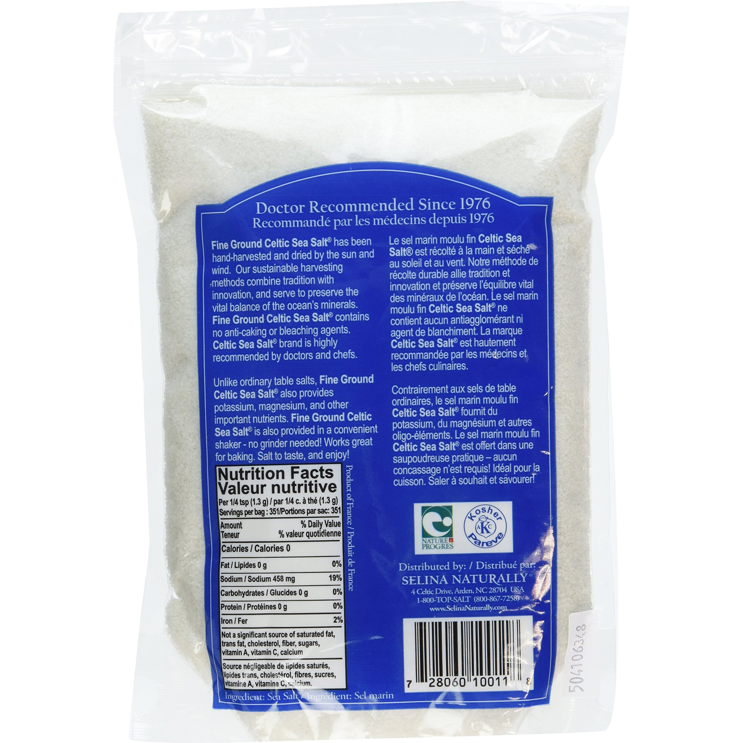 Celtic Sea Salt Fne Ground Pouc, 1 Lb (Pack Of 3)