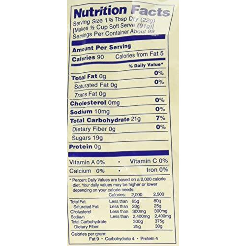 Dole Soft Serve Mix, Orange, 4.40 Pound