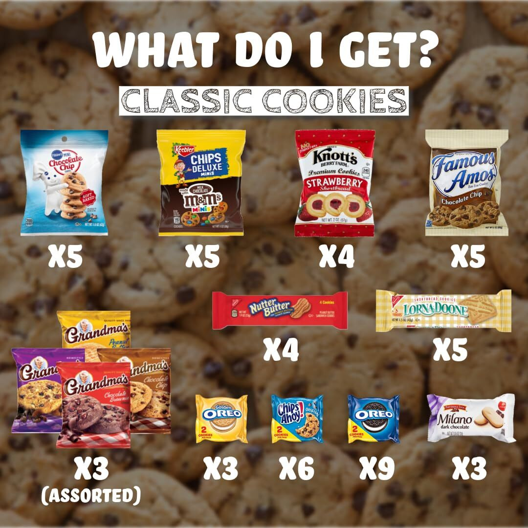 Cookies Variety Pack/Cookie Care Package By Bussin Boxes