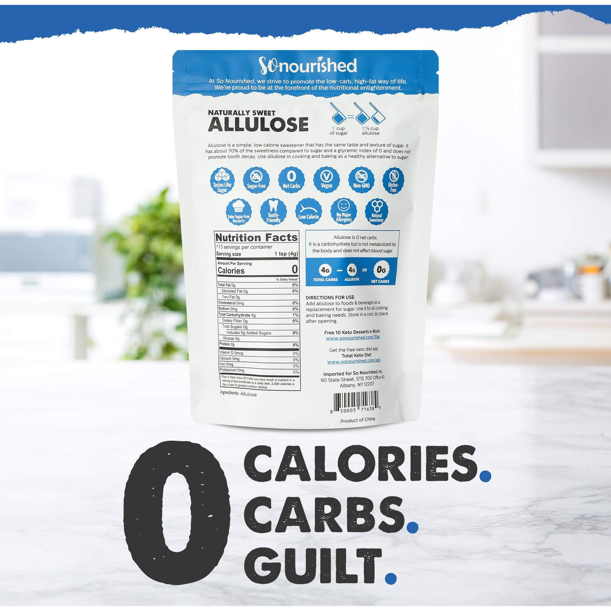 Allulose Sweetener Granular - Keto Sugar Substitute - 0 Calorie, 0 Net Carb, Non-Gmo (2.5 Lb/40 Oz)