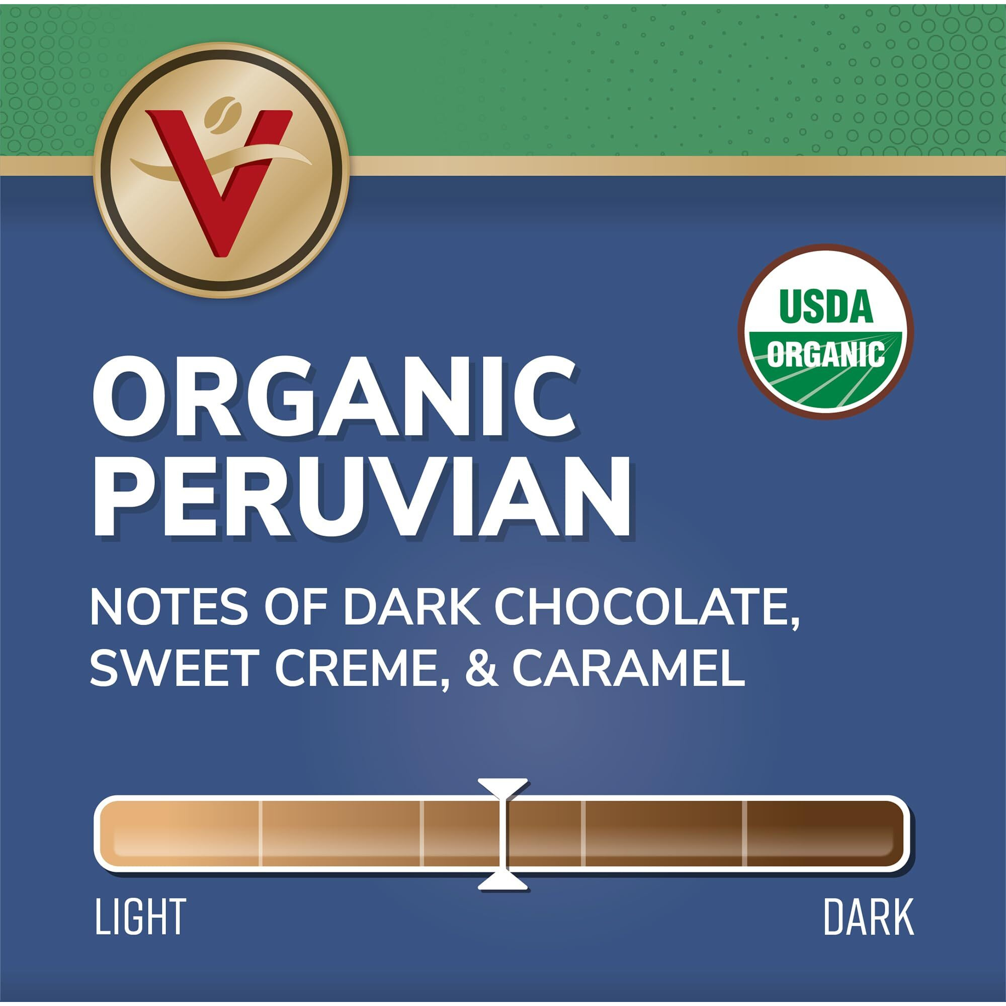 Victor Allen's Coffee Organic Peruvian, Medium Roast, 80 Count, Single Serve Coffee Pods For Keurig K-Cup Brewers