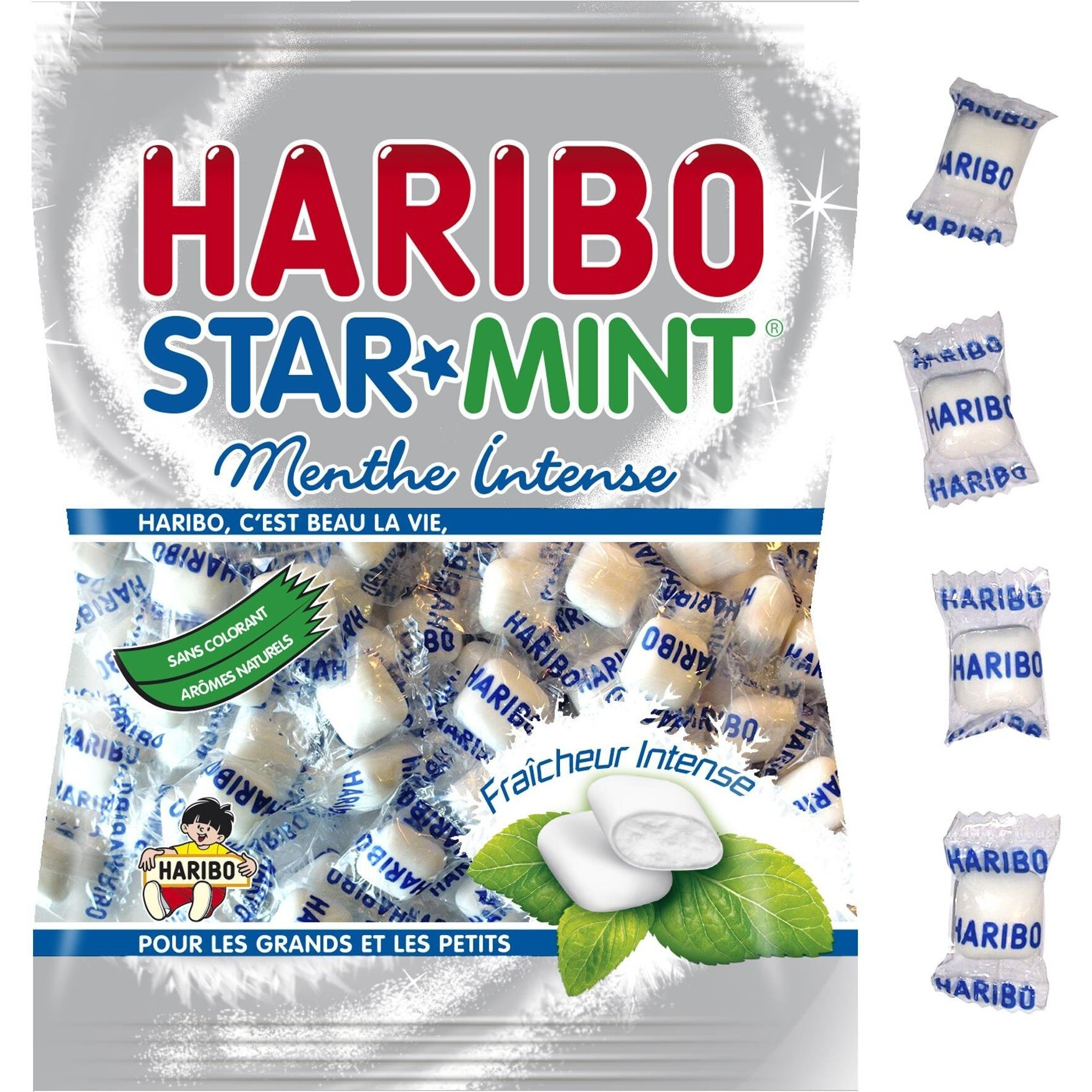 Haribo Starmint Fracheur Menthe Intense 200G