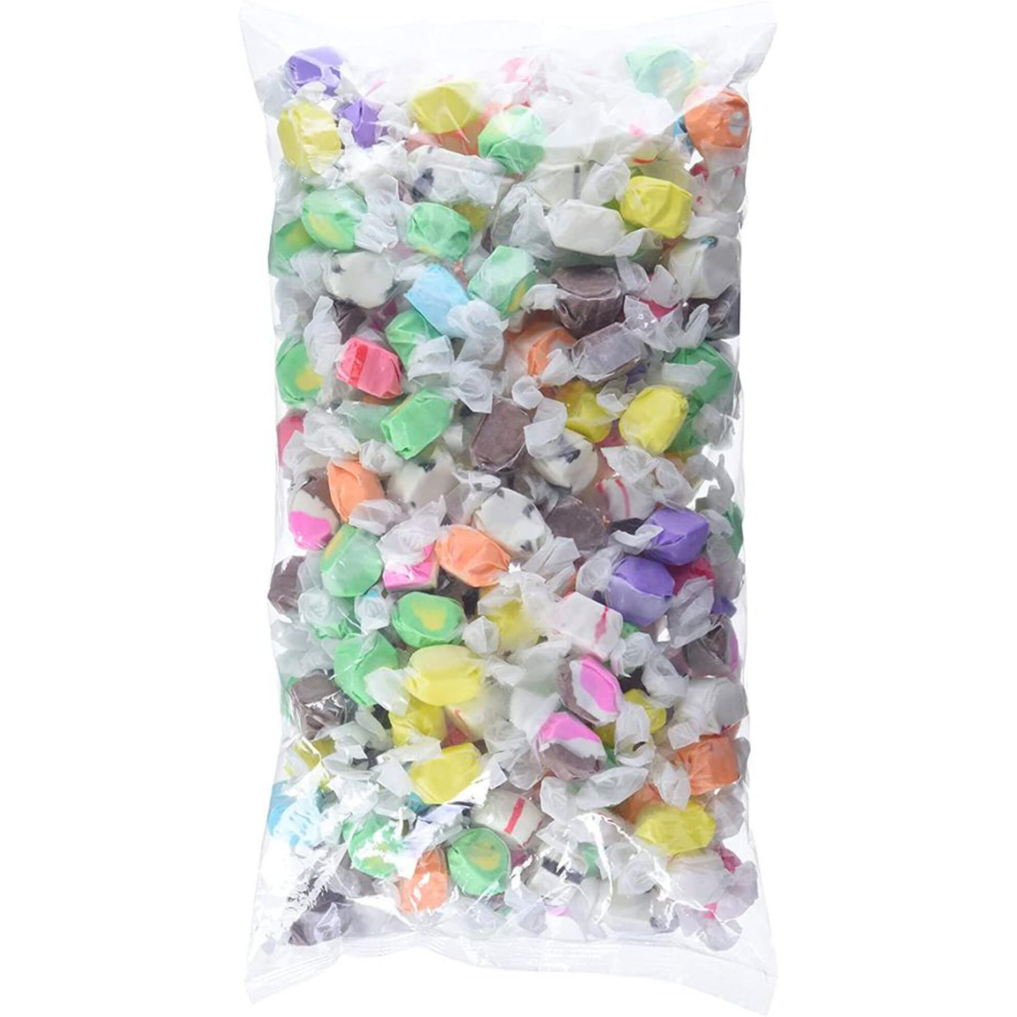 Sweet Candy Original Salt Water Taffy Assortment - Delicious Chewy Candy - Old Fashioned Saltwater Taffy Chews Individually Wrapped - Classic Nostalgic Taffy Candies - 3Lb - Assorted