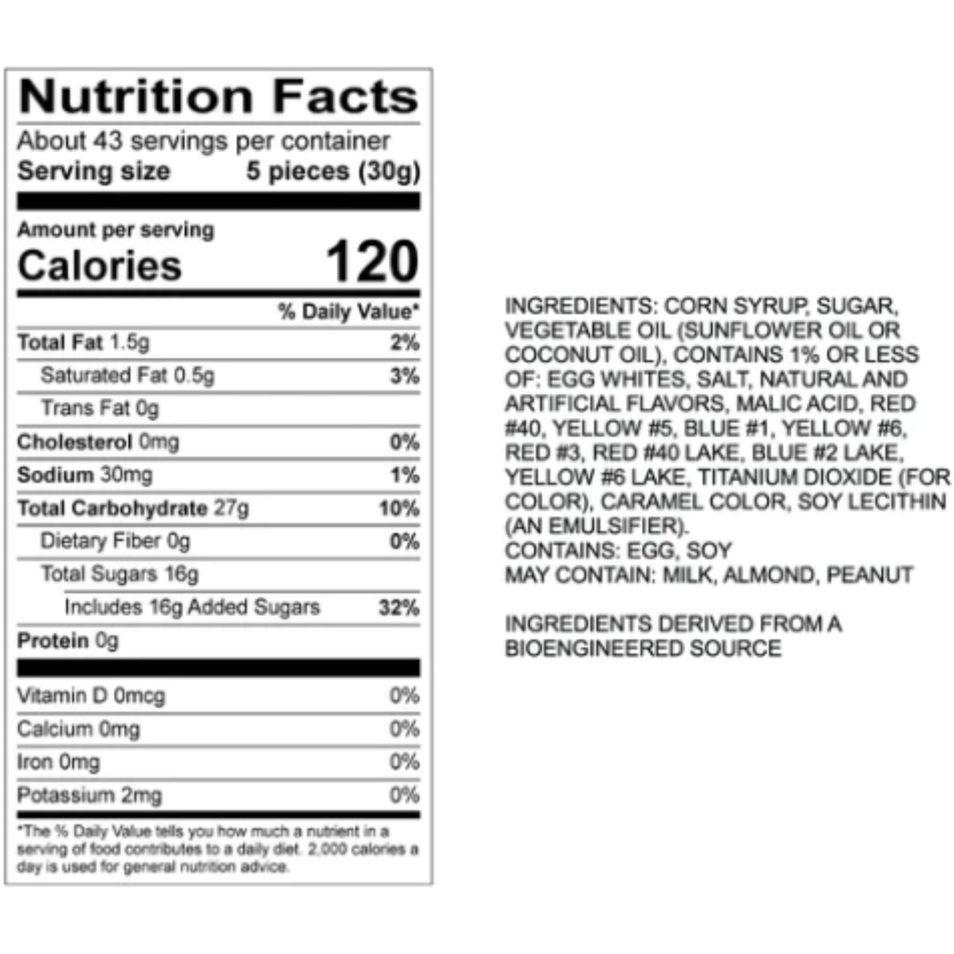 Sweet Candy Original Salt Water Taffy Assortment - Delicious Chewy Candy - Old Fashioned Saltwater Taffy Chews Individually Wrapped - Classic Nostalgic Taffy Candies - 3Lb - Assorted