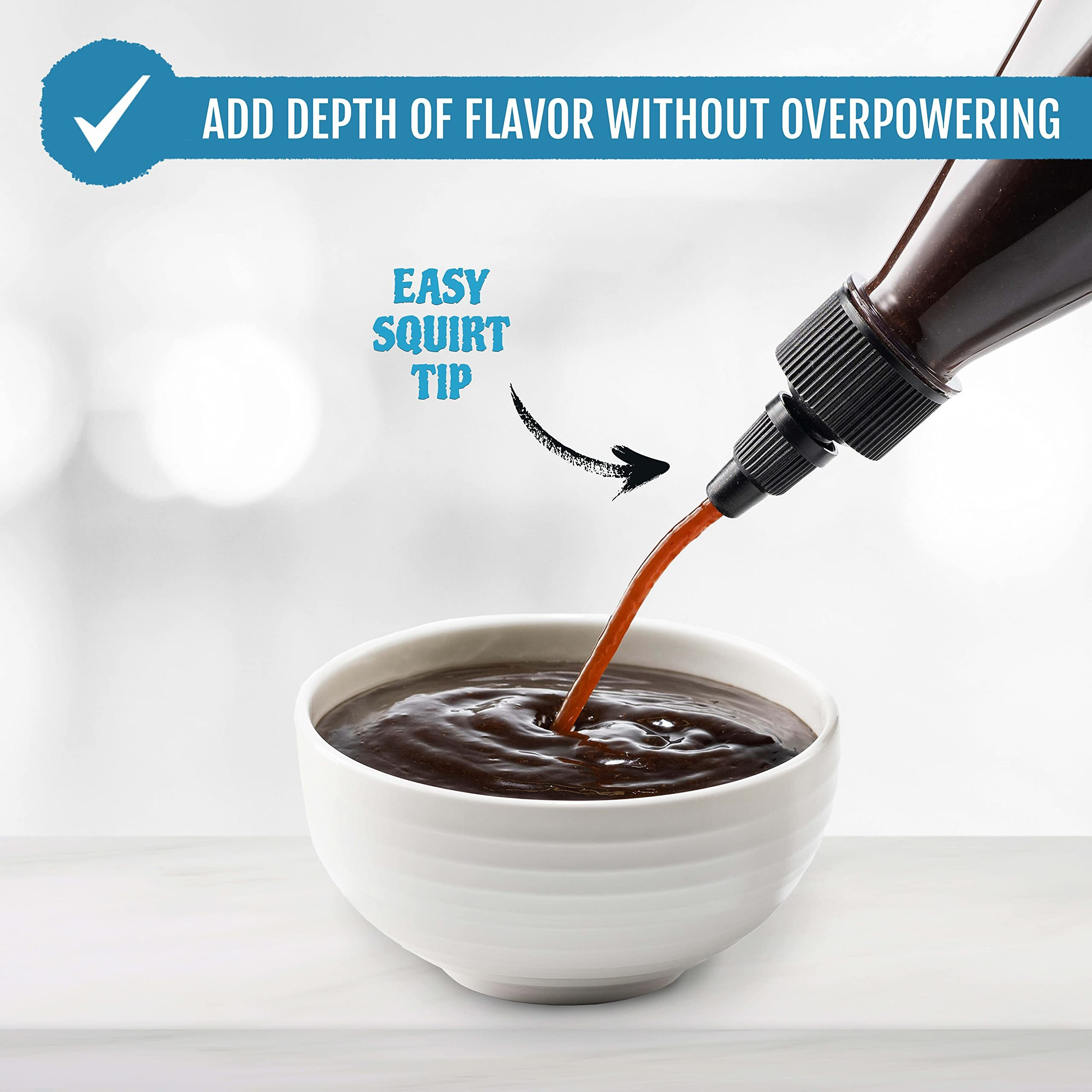 Best Of Thailand Vegetarian Fish Sauce | [Improved No Msg] Real Authentic Asian Brewed Vegan Sauces For Dressings & Cooking | Certified Kosher & Fat-Free | 2 Pack - Each 23.65 Fl Oz