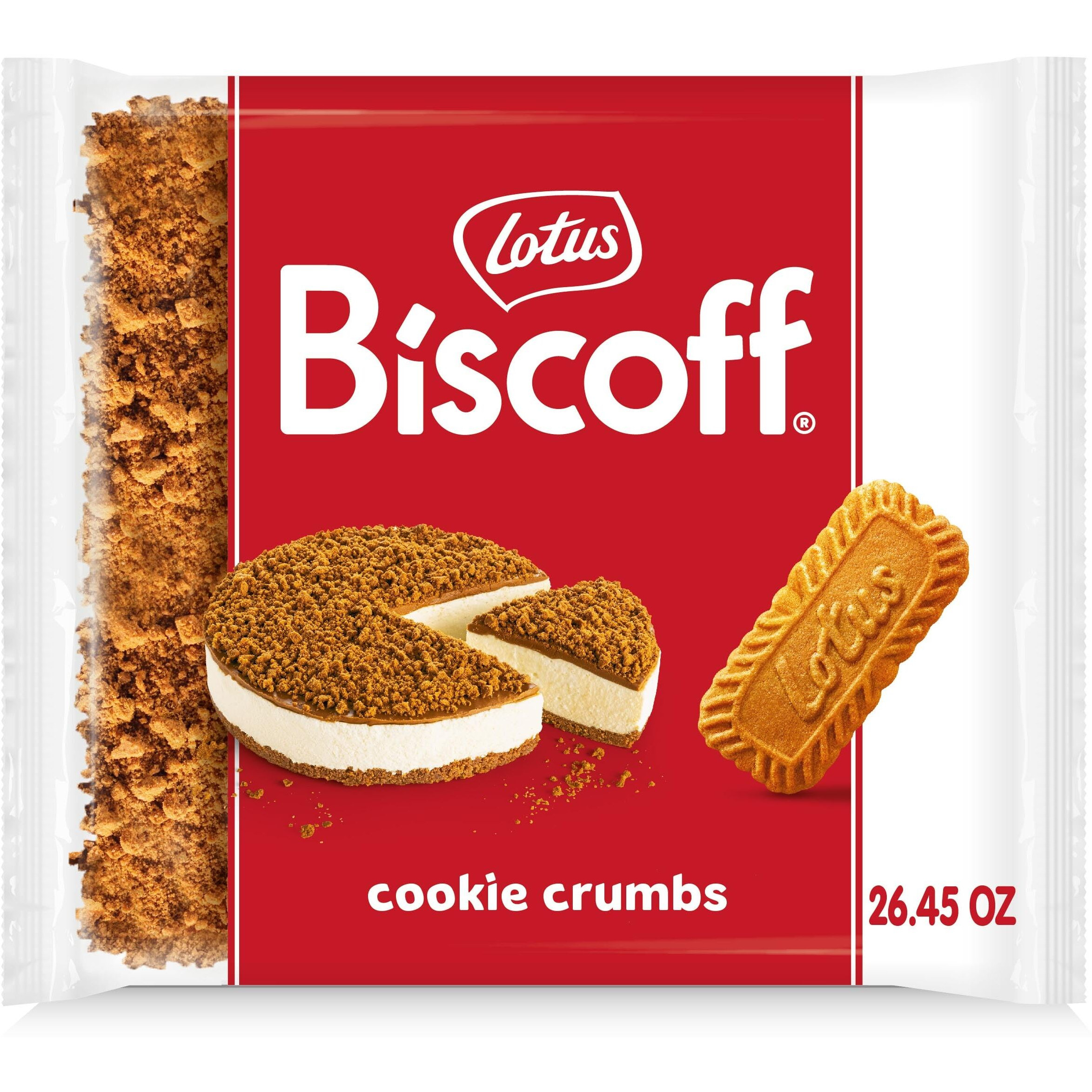 Lotus Biscoff Crumble - Crumbled Caramelized Biscuit Cookies - 1.65 Lbs Bag