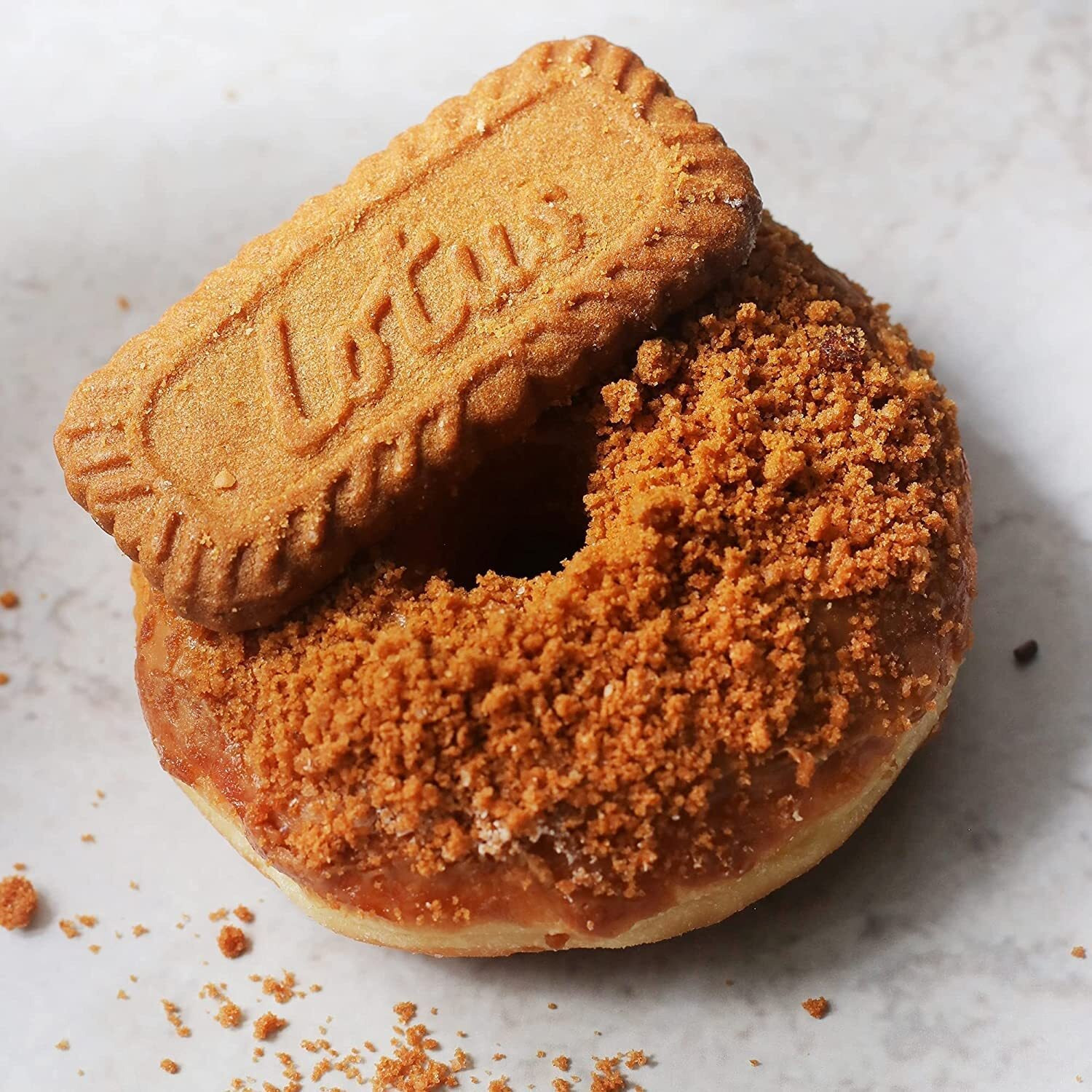 Lotus Biscoff Crumble - Crumbled Caramelized Biscuit Cookies - 1.65 Lbs Bag