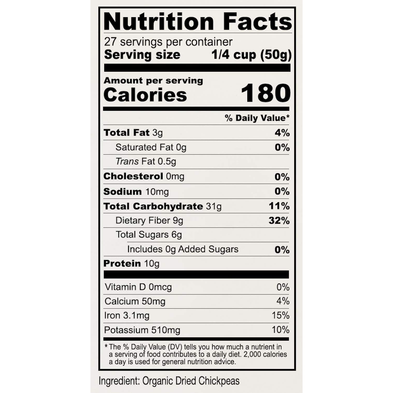 Anthony's Organic Dried Chickpeas, 3 Lb, Dry Garbanzo Beans, Gluten Free, Non Gmo, Vegan