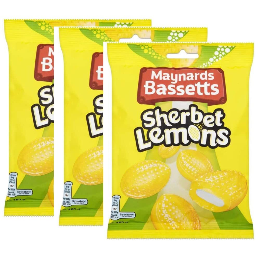 Bassetts Sherbert Lemons 192G (3 Pack)