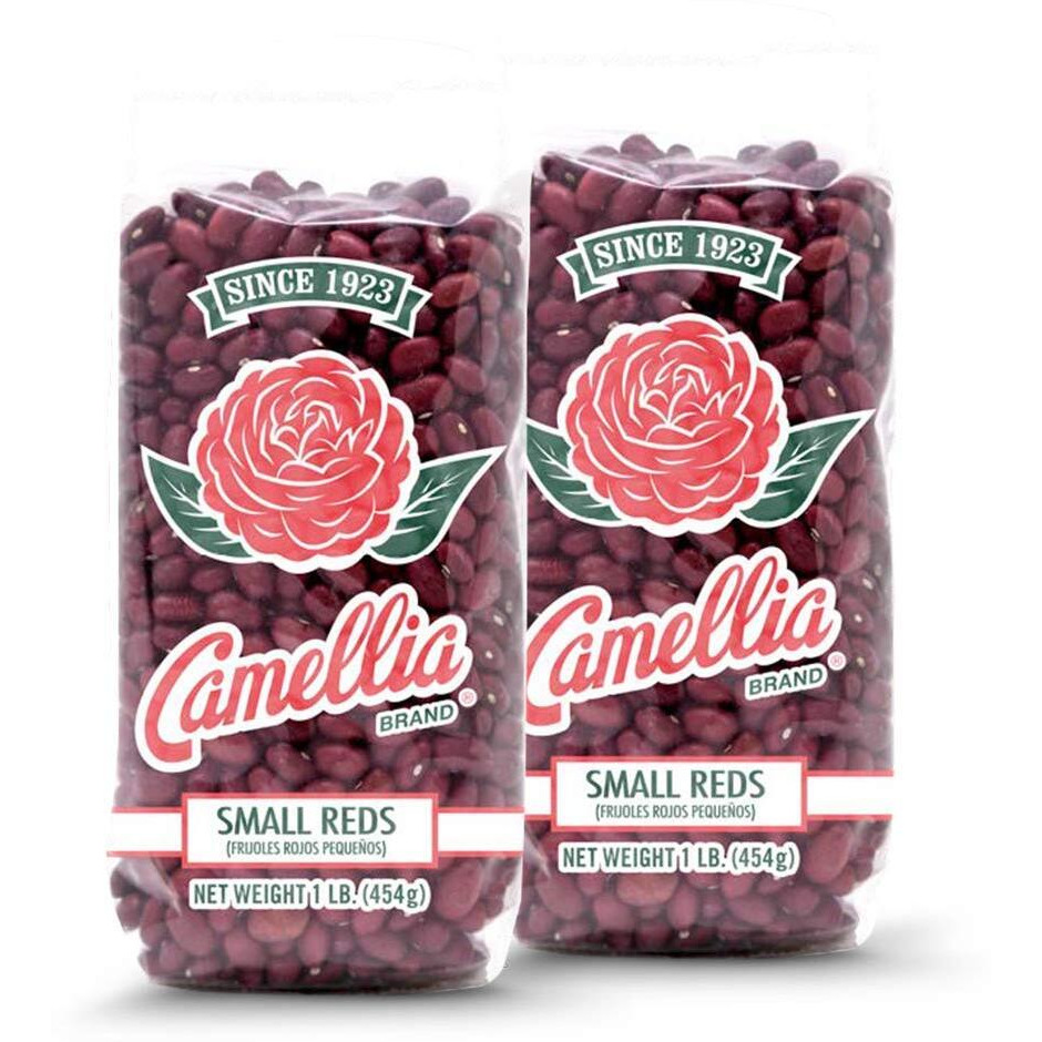 Camellia Brand Dried Small Red Beans, Caribbean-Style Bean, 1 Pound (Pack Of 2)