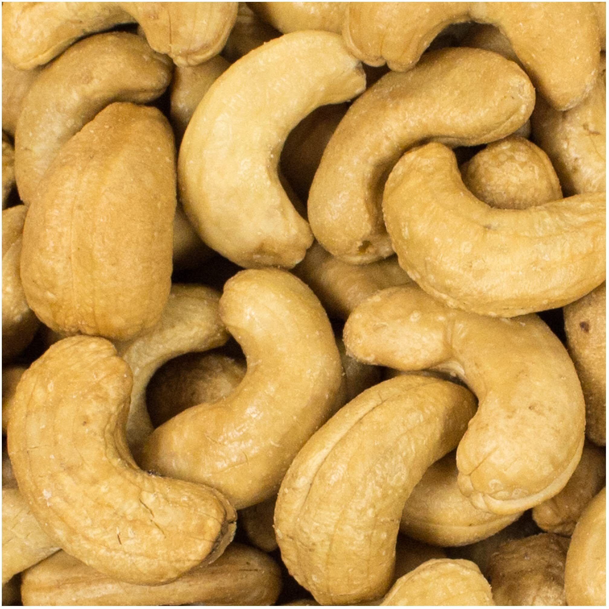 Cashews Roasted Unsalted | Non-Gmo | Premium Quality | Bulk Value Size 32 Oz. (2 Lb.)