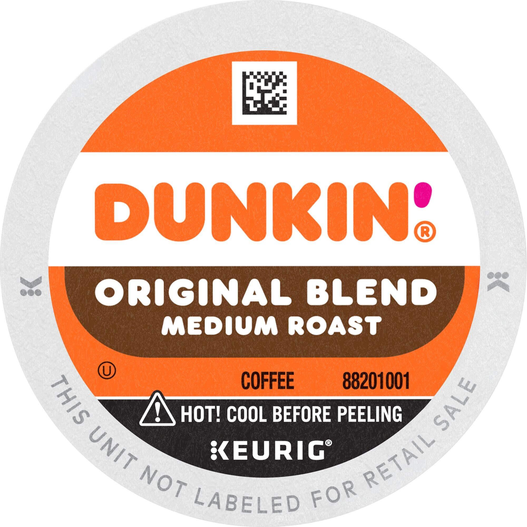 Dunkin' Original Blend Medium Roast Coffee, 32 Keurig K-Cup Pods