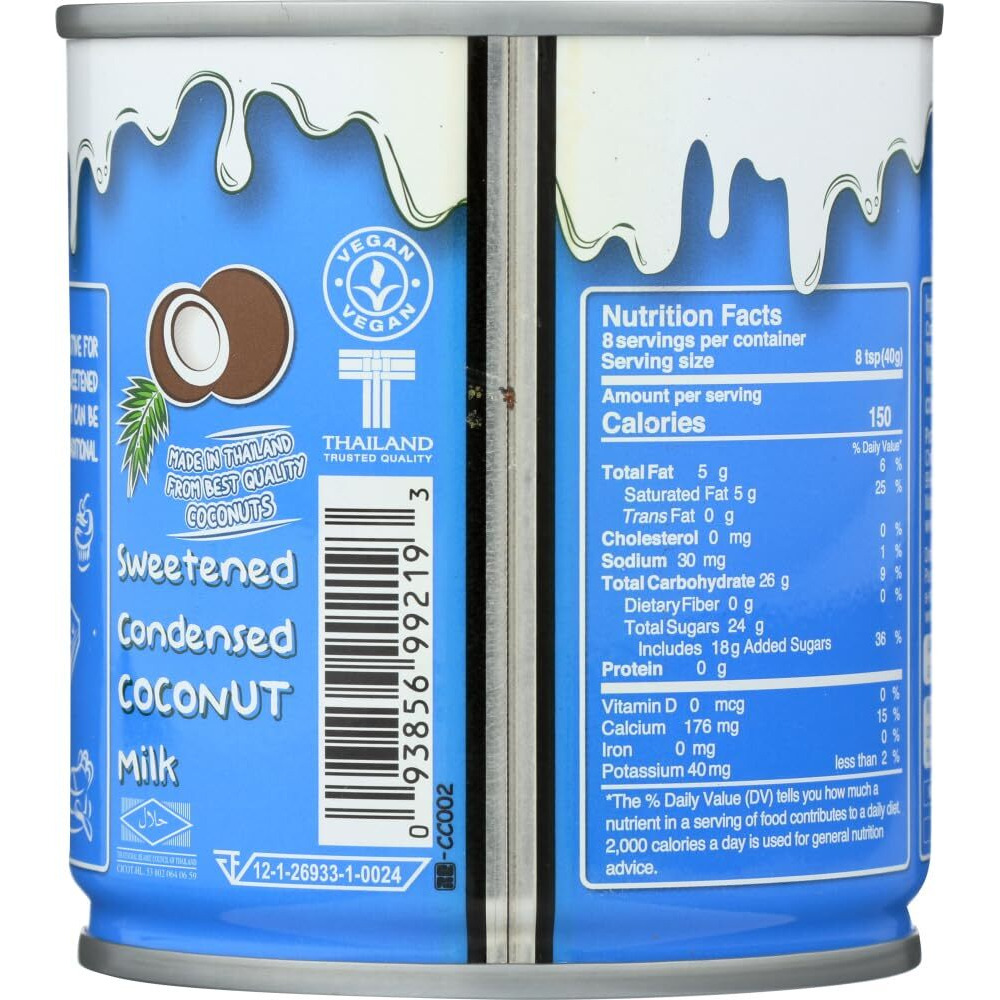 Nature's Charm Sweetned Condensed Coconut Milk, 11.25 Oz. (Pack Of 2)