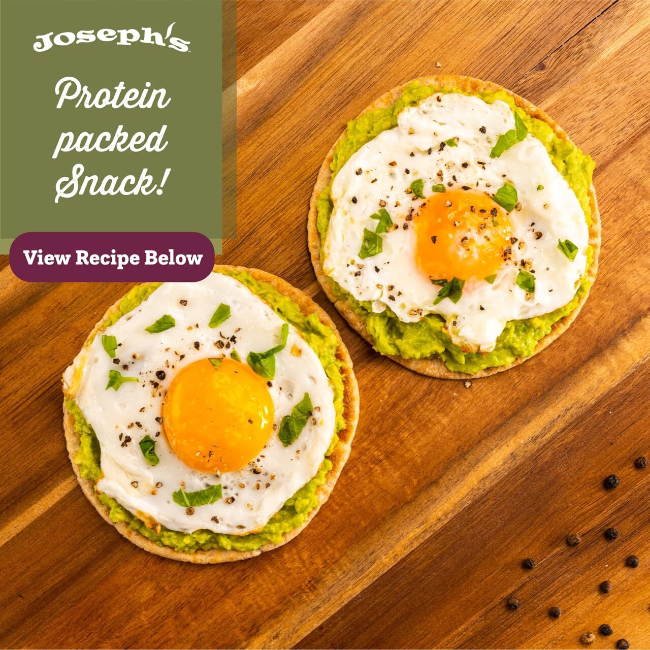 Joseph's Low Carb Mini Pita Bread 3-Pack, Flax, Oat Bran And Whole Wheat, 5G Carbs Per Serving, Fresh Baked (8 Per Pack, 24 Mini Pita Breads Total)