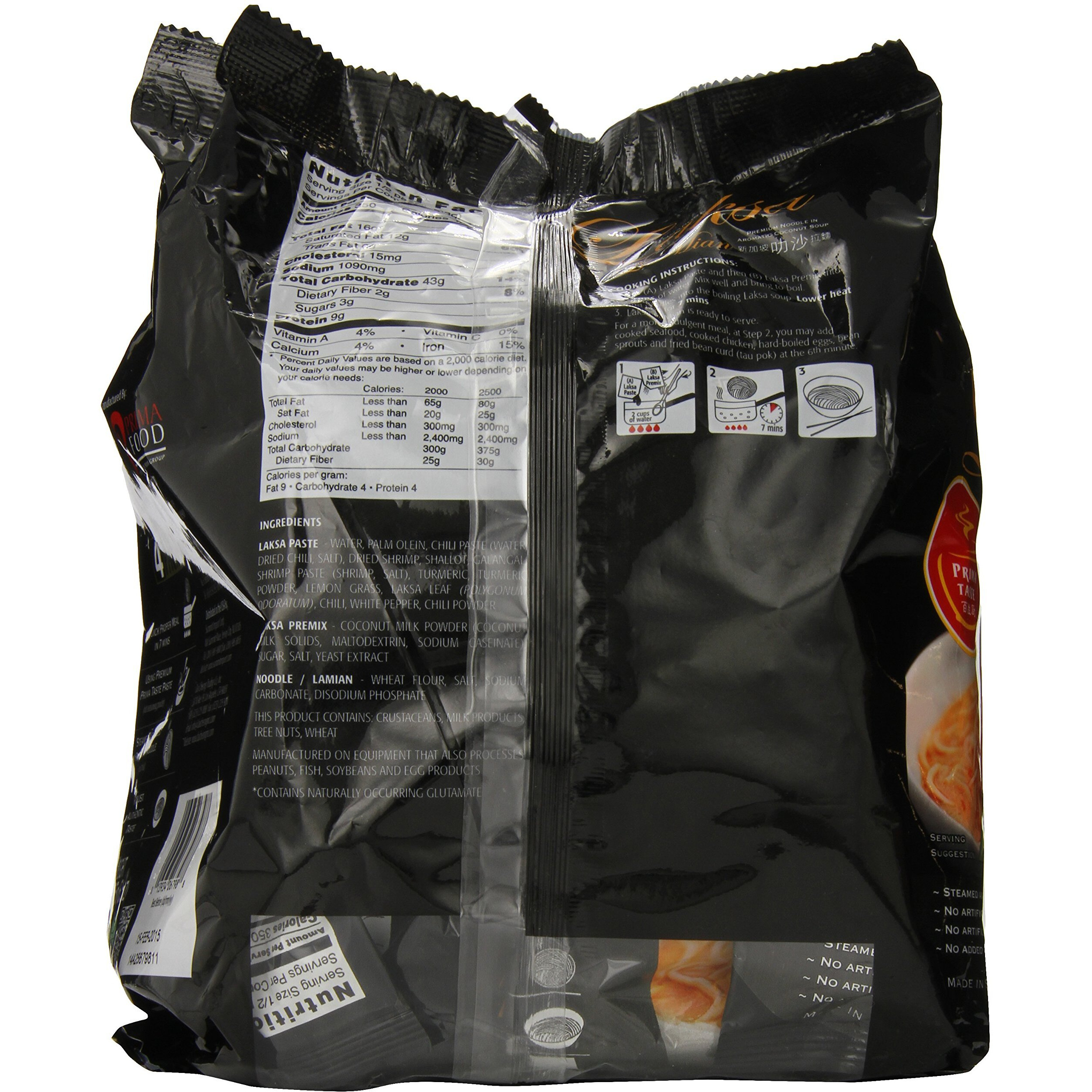 Prima Taste Laksa Coconut Curry Lamian Noodles, 26 Ounce