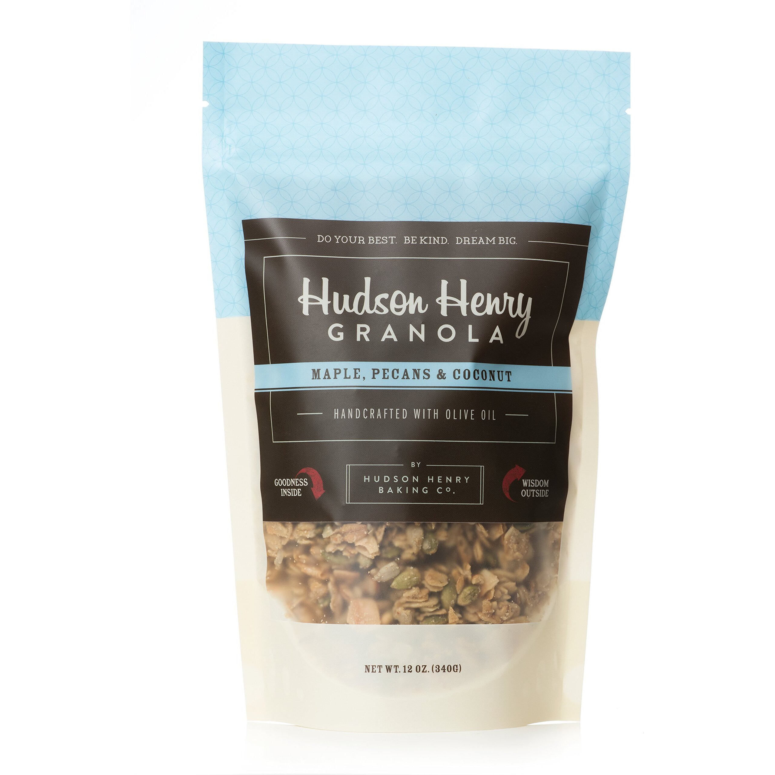 Hudson Henry Granola, Maple, Pecan & Coconut - 12 Oz. Package, Pack Of 3 | Non-Gmo Project Verified