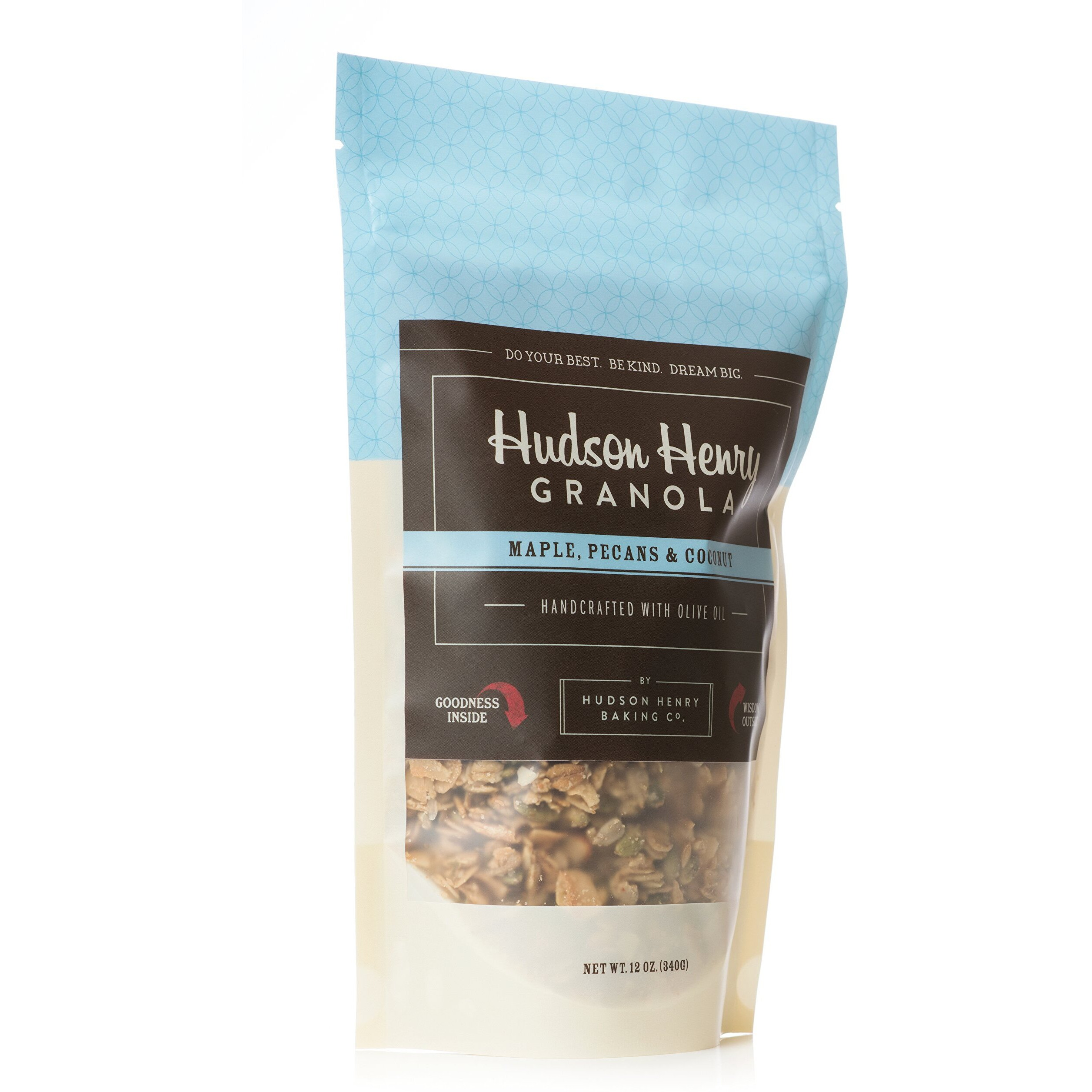 Hudson Henry Granola, Maple, Pecan & Coconut - 12 Oz. Package, Pack Of 3 | Non-Gmo Project Verified
