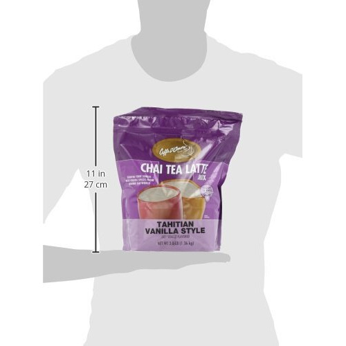 Chai Amore Tea Latte Tahitian Vanilla Blended Drink Mix, 3 Pounds