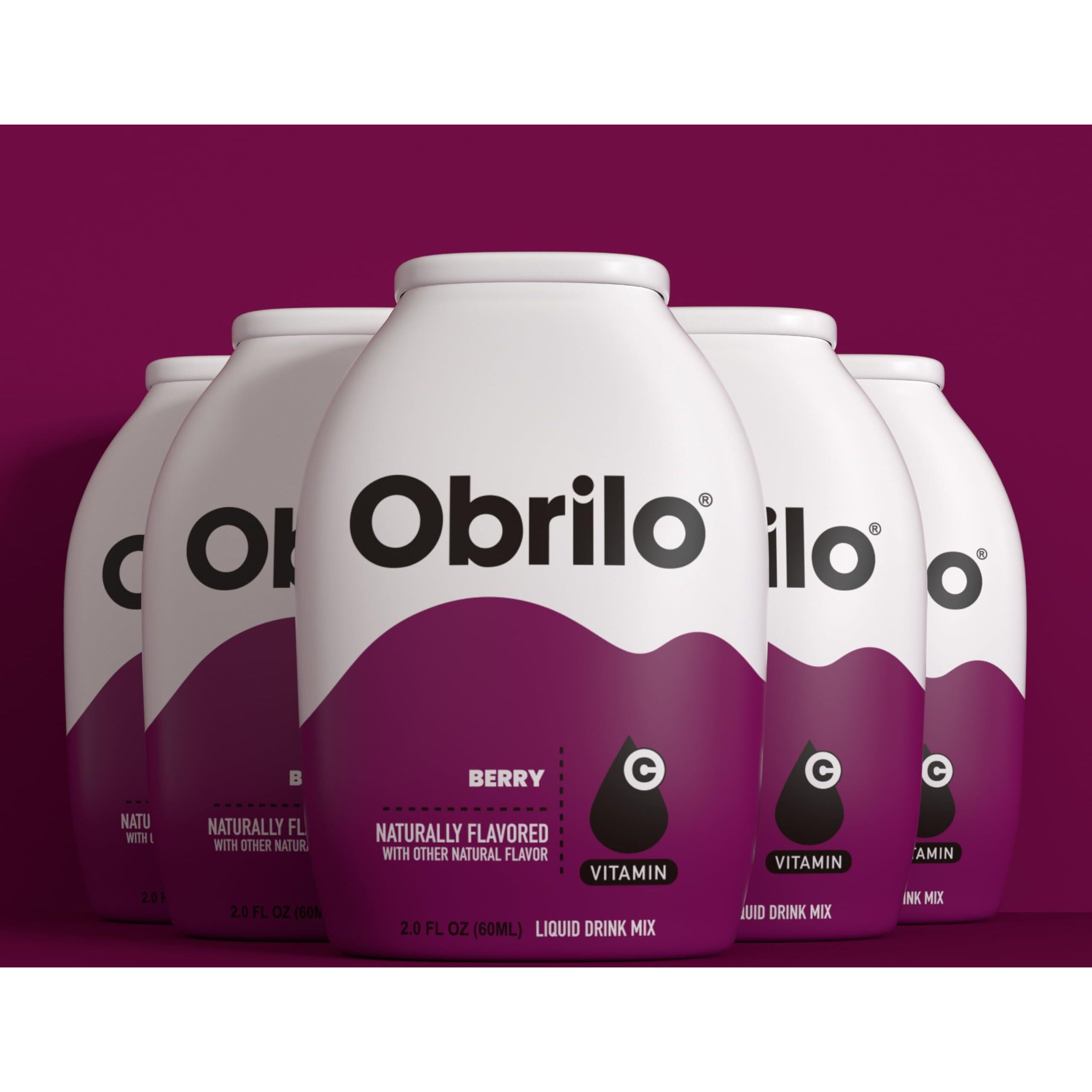 Liquid Enhancer Water Flavoring Drops - Drink Mix, Sugar-Free, Zero Calorie, Dye-Free, Naturally Flavored, 5 Bottles 2.0 Fl Oz, Makes 150 Drinks (Berry)