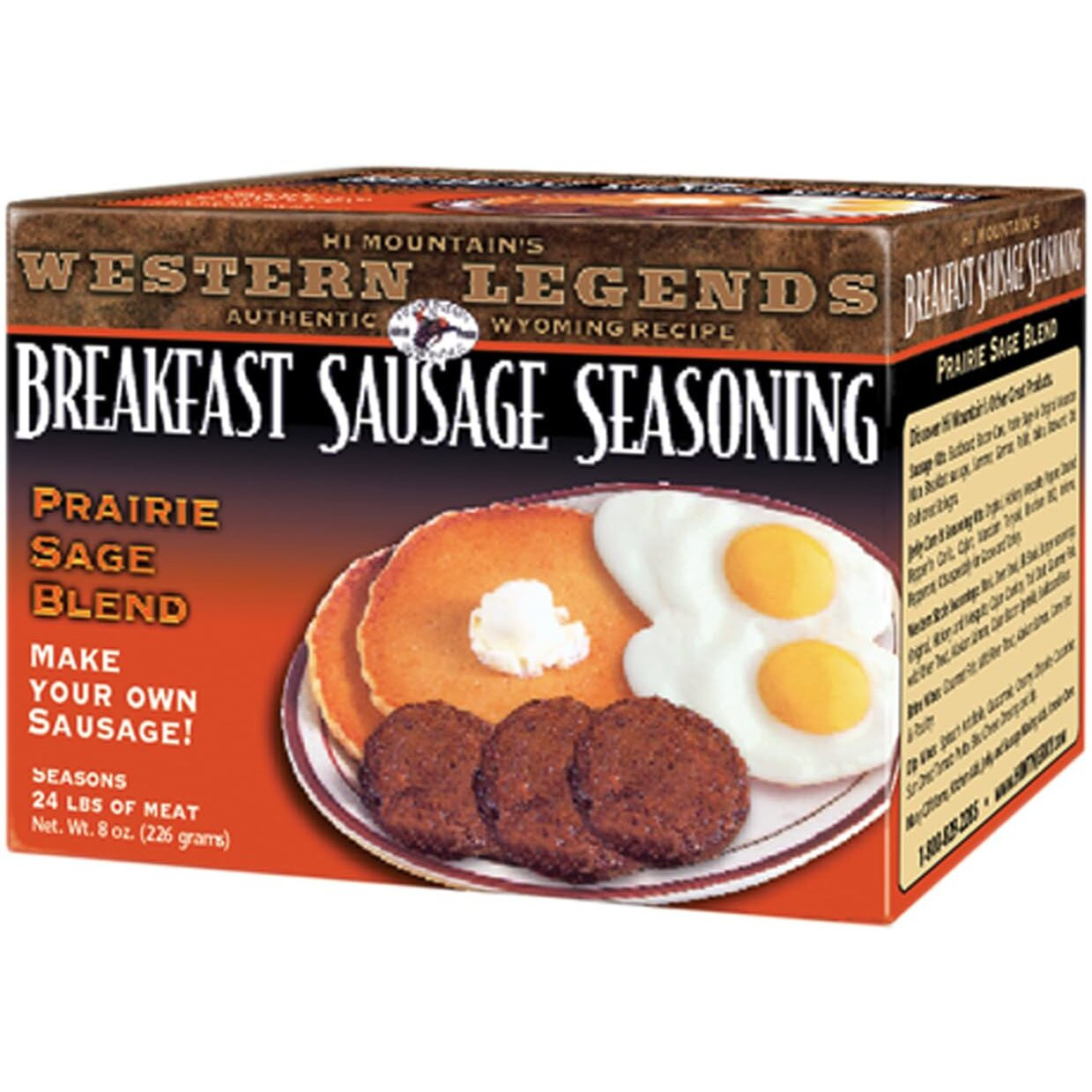 Hi Mountain Seasonings | Praire Sage Breakfast Sausage Seasoning Mix | Seasons 24 Lbs Of Meat | Great For Pork, Venison, Deer & Wild Game