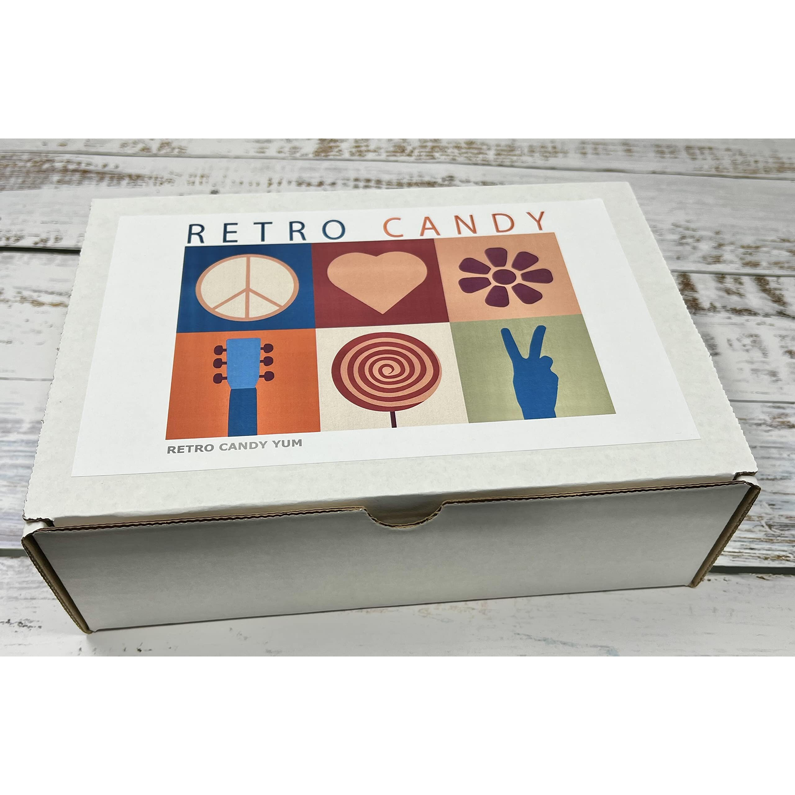 Retro Candy Yum ~ Care Package Assortment Gift Box Nostalgic Candy Mix From Childhood For Man Or Woman Jr