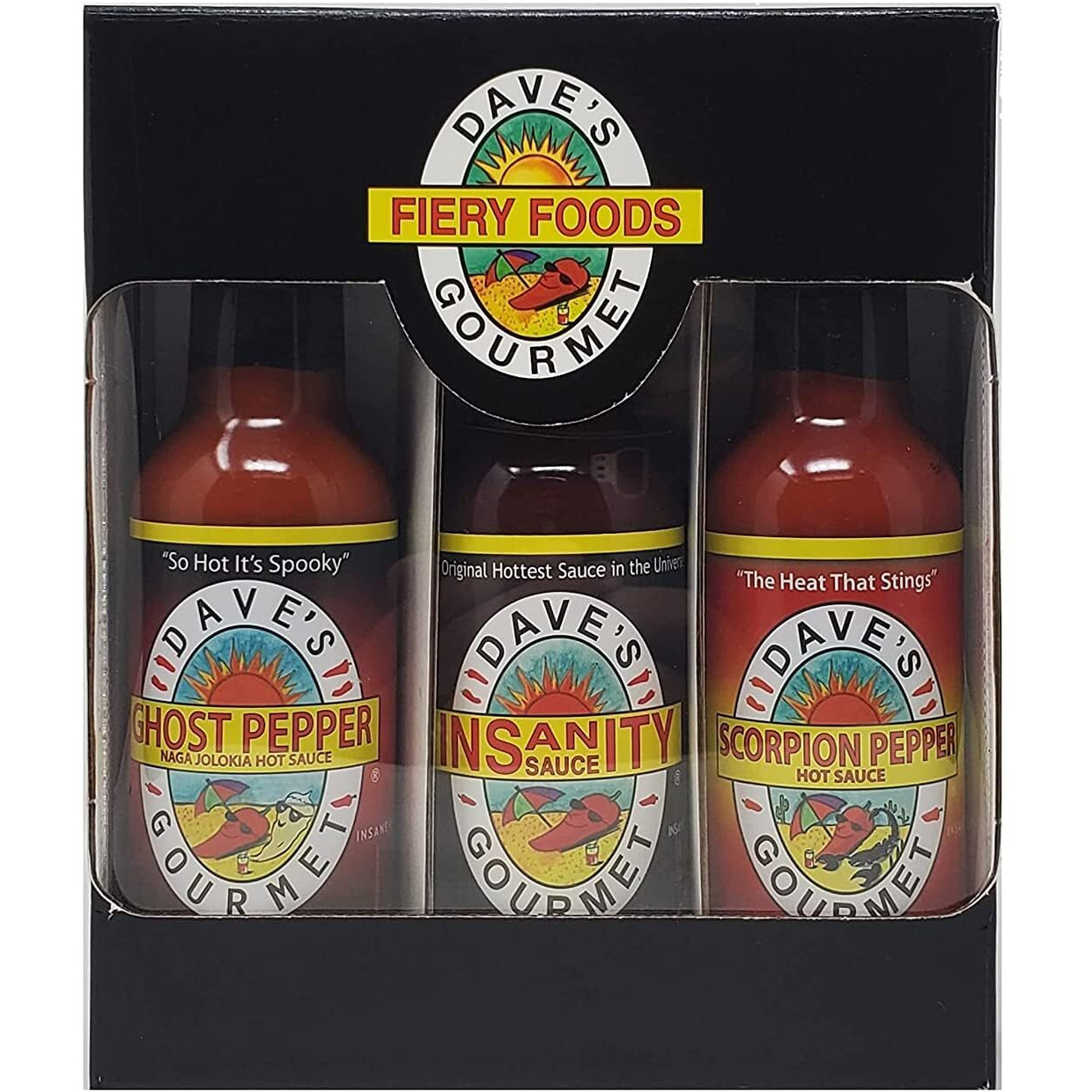Super Spicy Hot Sauce 5Oz 3-Pk (Insanity, Ghost + Scorpion)
