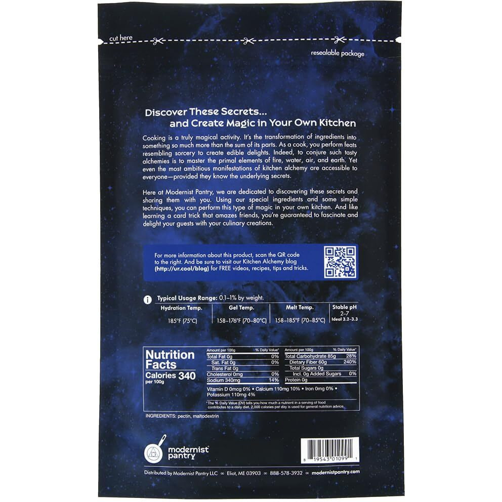 Pectin - Rapid Set High Methoxyl Vegan Ou Kosher Certified - 50G/2Oz