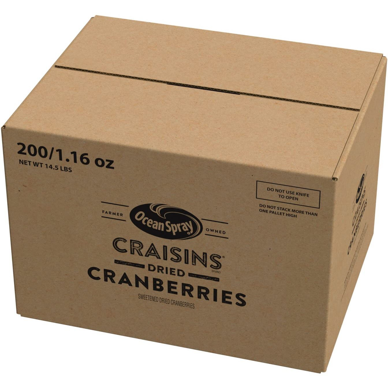Ocean Spray Craisins Dried Cranberries, Orange, 1.16 Ounce (Pack Of 200)