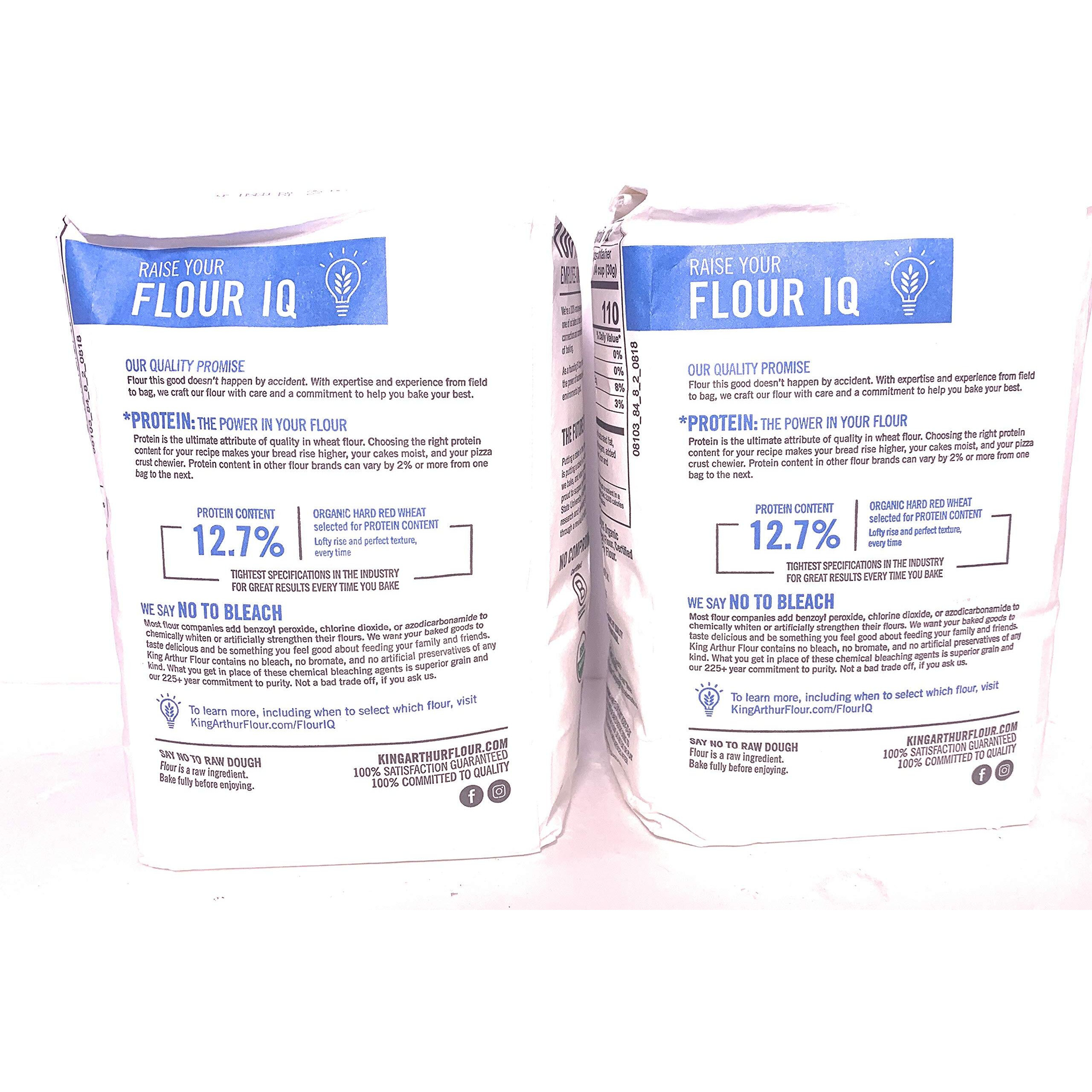 King Arthur Organic Bread Flour 2 Lb Bags (2)