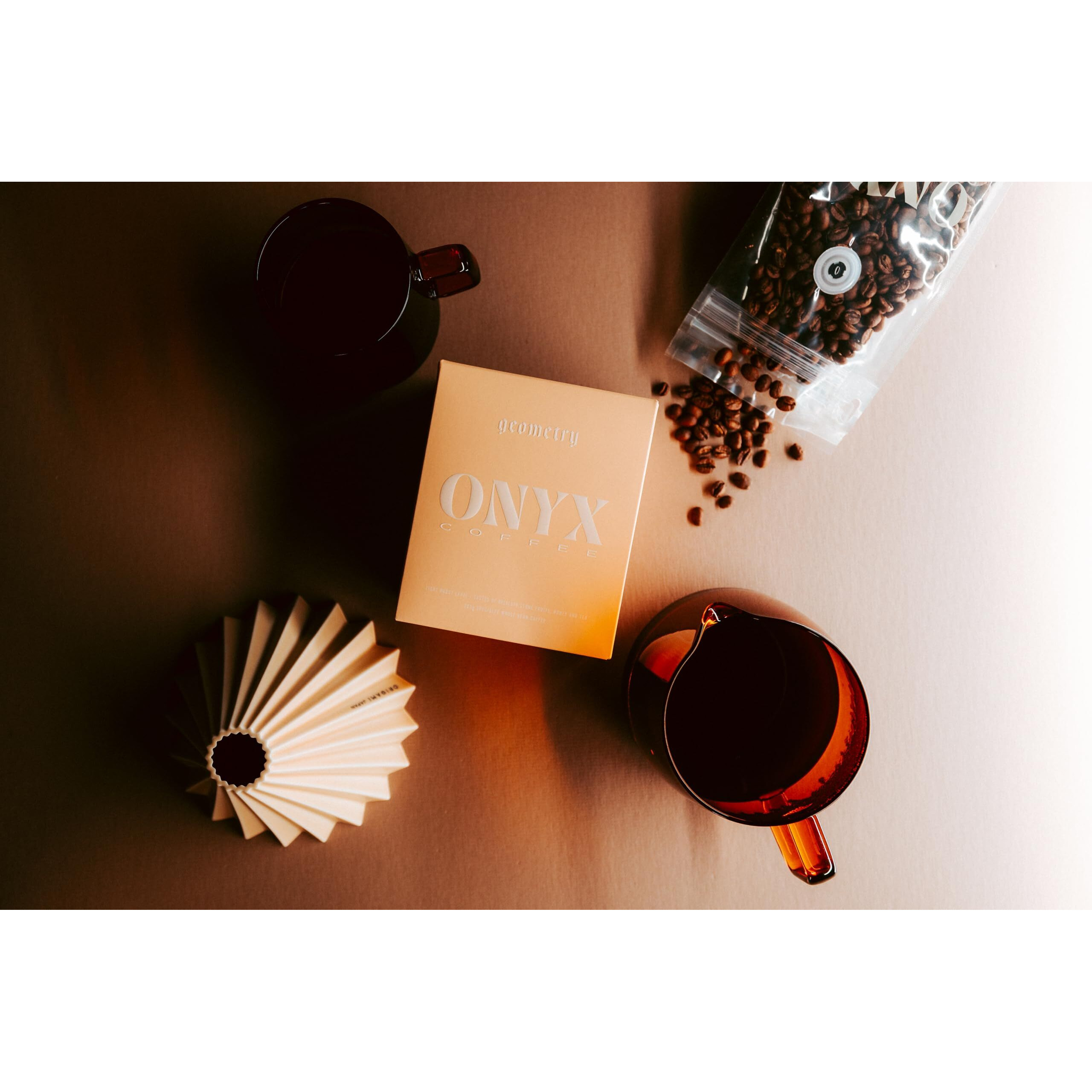 Onyx Coffee Lab Geometry Whole Bean Espresso Coffee Blend - Medium-Dark Roasted Coffee Beans Whole - Coffee Whole Beans W/Notes Of Berries, Sweet Lemon, & Earl Grey