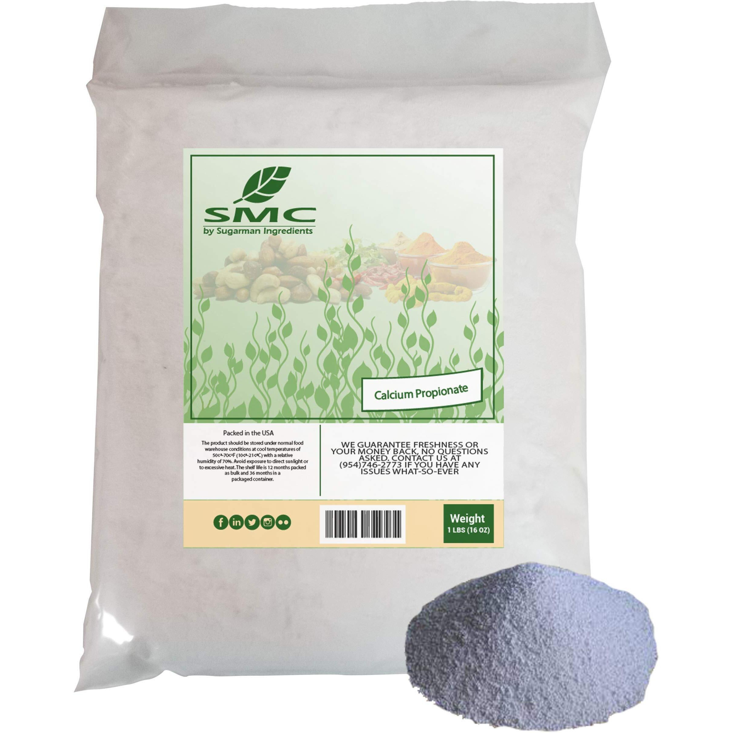 Naturejam Calcium Propionate Powder For Baking 1 Pound Bulk Bag