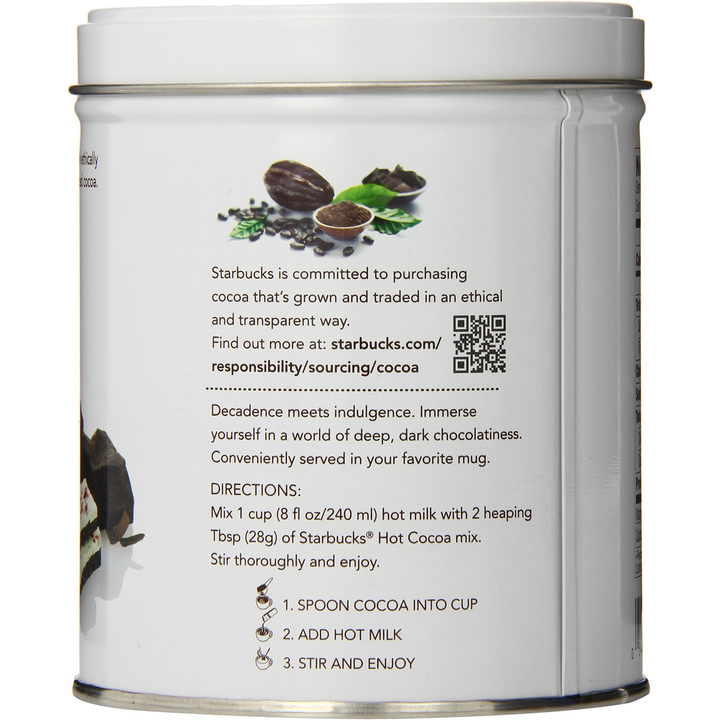 Starbucks Hot Cocoa, Peppermint, 7 Ounce