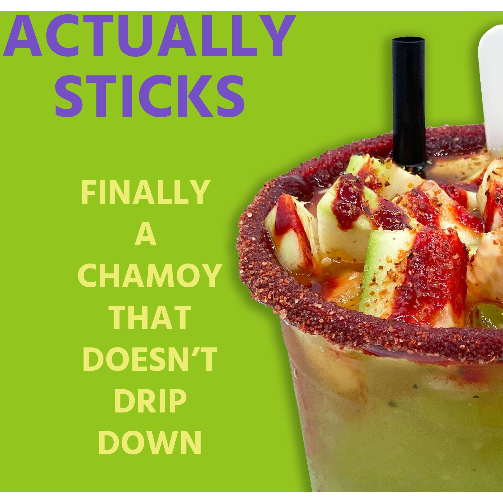 Sapo's Miches Chamoy Rim Rimming Paste Sauce Candy Dip For Drinks, Micheladas, Fruit, 8 Oz (Original)