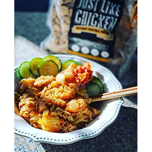 Textured Vegetable Protein, Vegan Meat Substitute, 100% Hexane Free, Made With 1 Graded Yellow Soybeans, Plant Based, Made In Usa, Gluten Free, Just Like Chicken, Unflavored (1 Package)