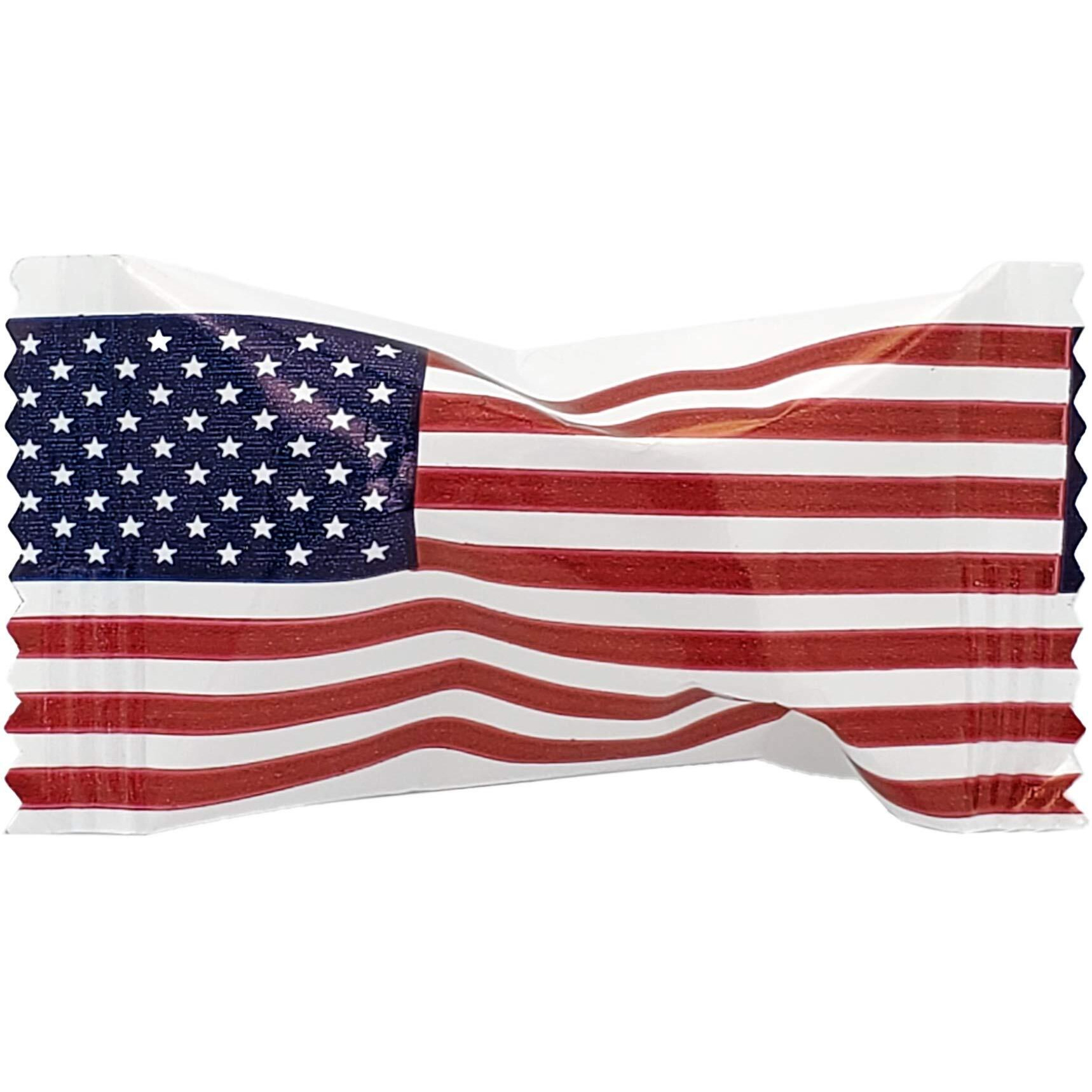 The Dreidel Company Patriotic Flag Usa Buttermints, 4Th Of July, Mint Candies, After Dinner Mints, Butter Mint Candy, Fat-Free, Kosher Certified, Party Decorations, Individually Wrapped (55 Pieces)