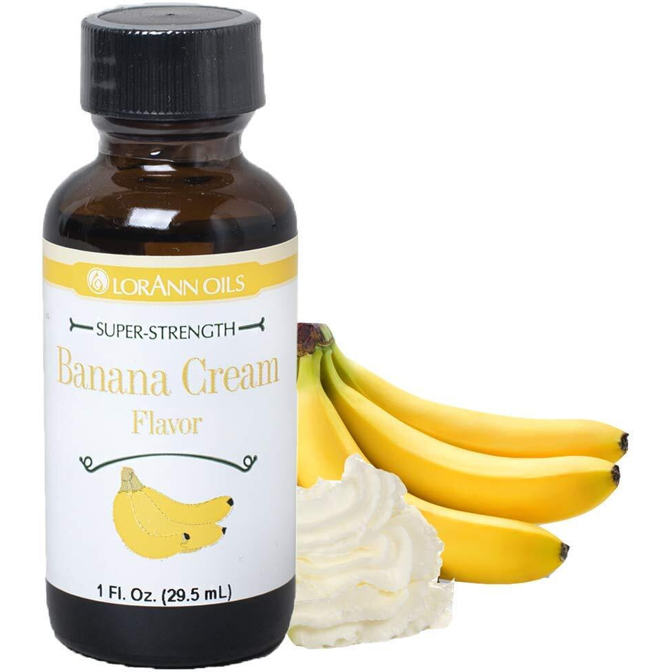 Lorann Banana Cream Ss Flavor, 1 Ounce Bottle