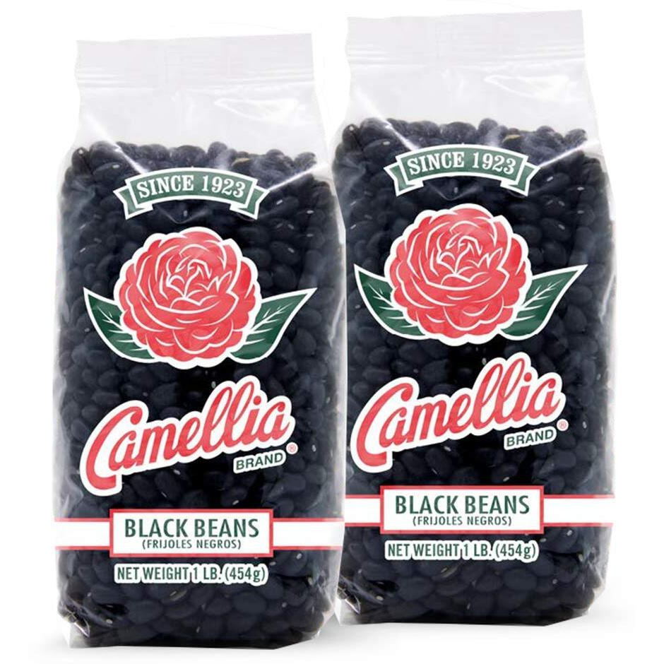 Camellia Brand Dried Black Beans, 1 Pound (Pack Of 2)