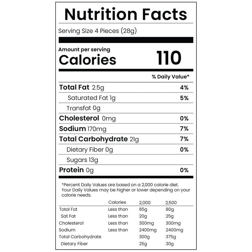 Taffy Shop Cinnamon Salt Water Taffy - Small Batch Salt Water Taffies Made In The Usa - Super Soft, Sweet, Taffy Candy - Guaranteed Fresh - Gluten-Free, Soy-Free, Peanut Free - Personal (7Oz) Bag