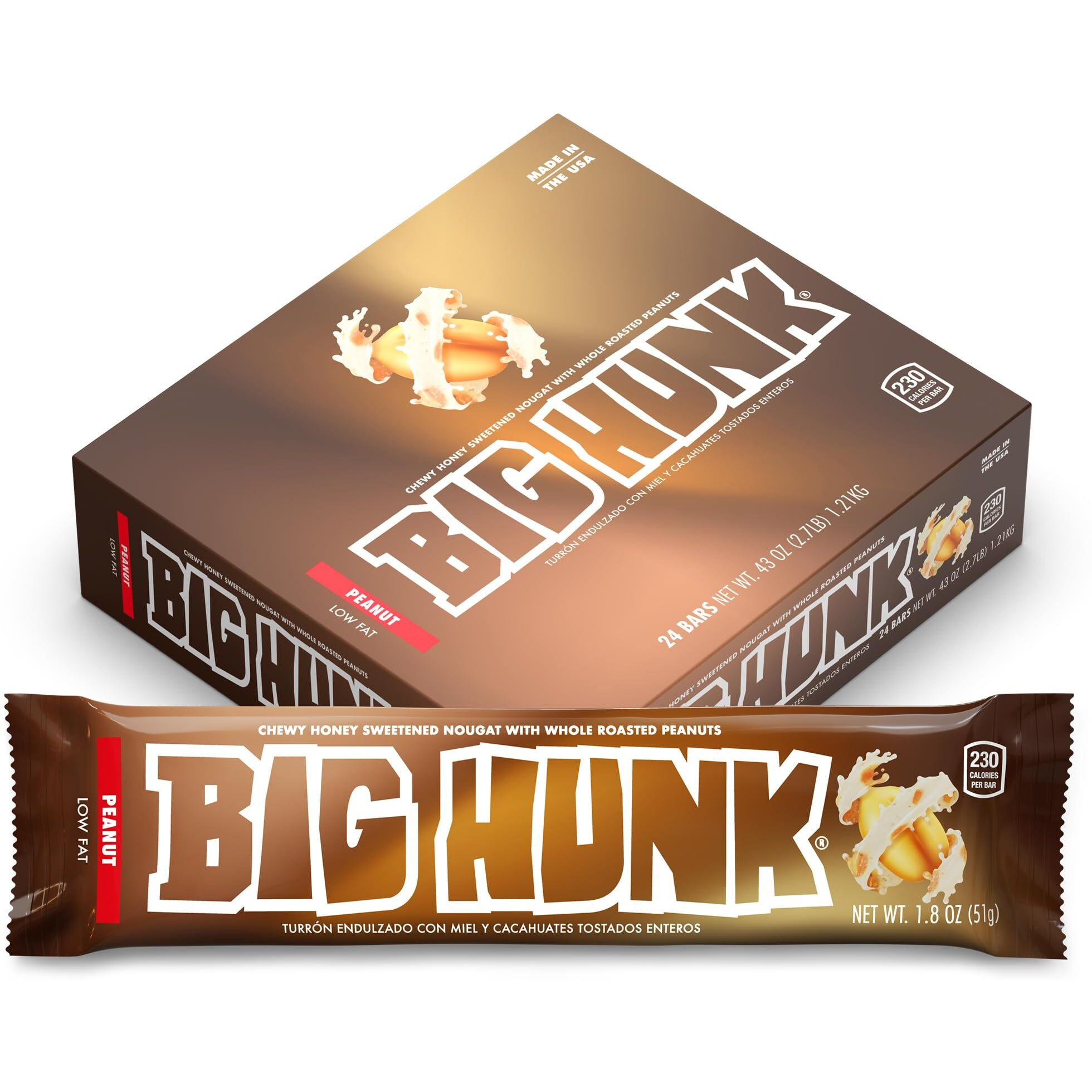Annabelle's Big Hunk Candy Bar, 1.8-Ounce Bars (Pack Of 24)