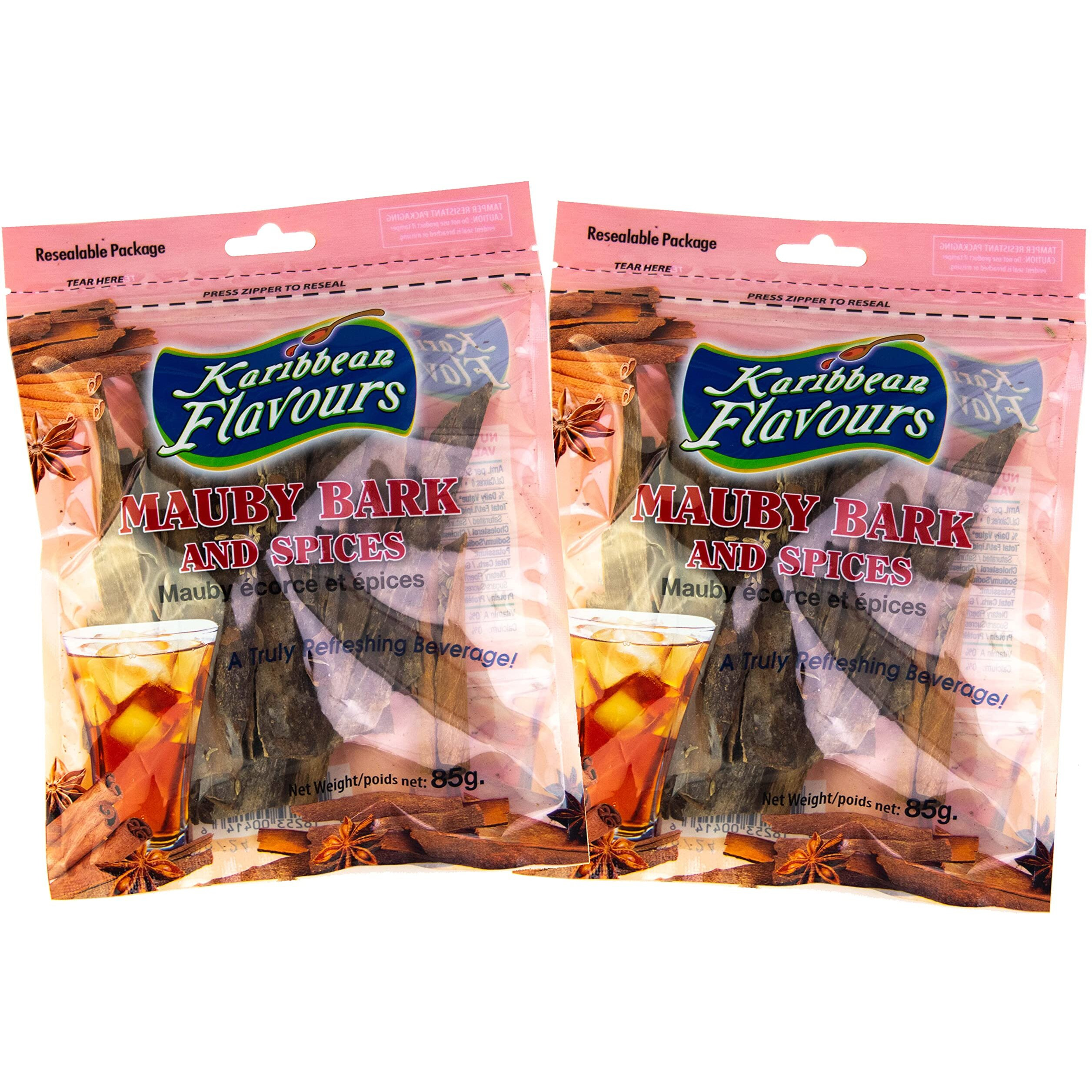 Mauby Bark And Spices | Mavi | Maby | Bitter Bark | Makes Cool Refreshing Beverage (3 Oz (Pack Of 2))