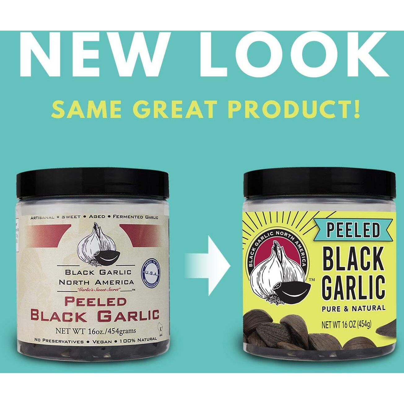 Peeled Black Garlic (1 Lbs) Kosher Certified