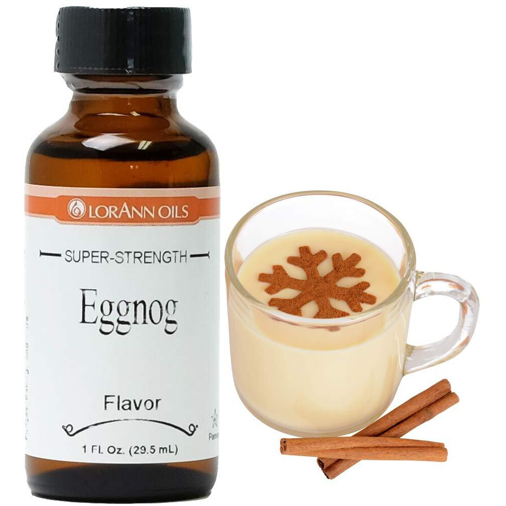 Lorann Eggnog Ss Flavor, 1 Ounce Bottle