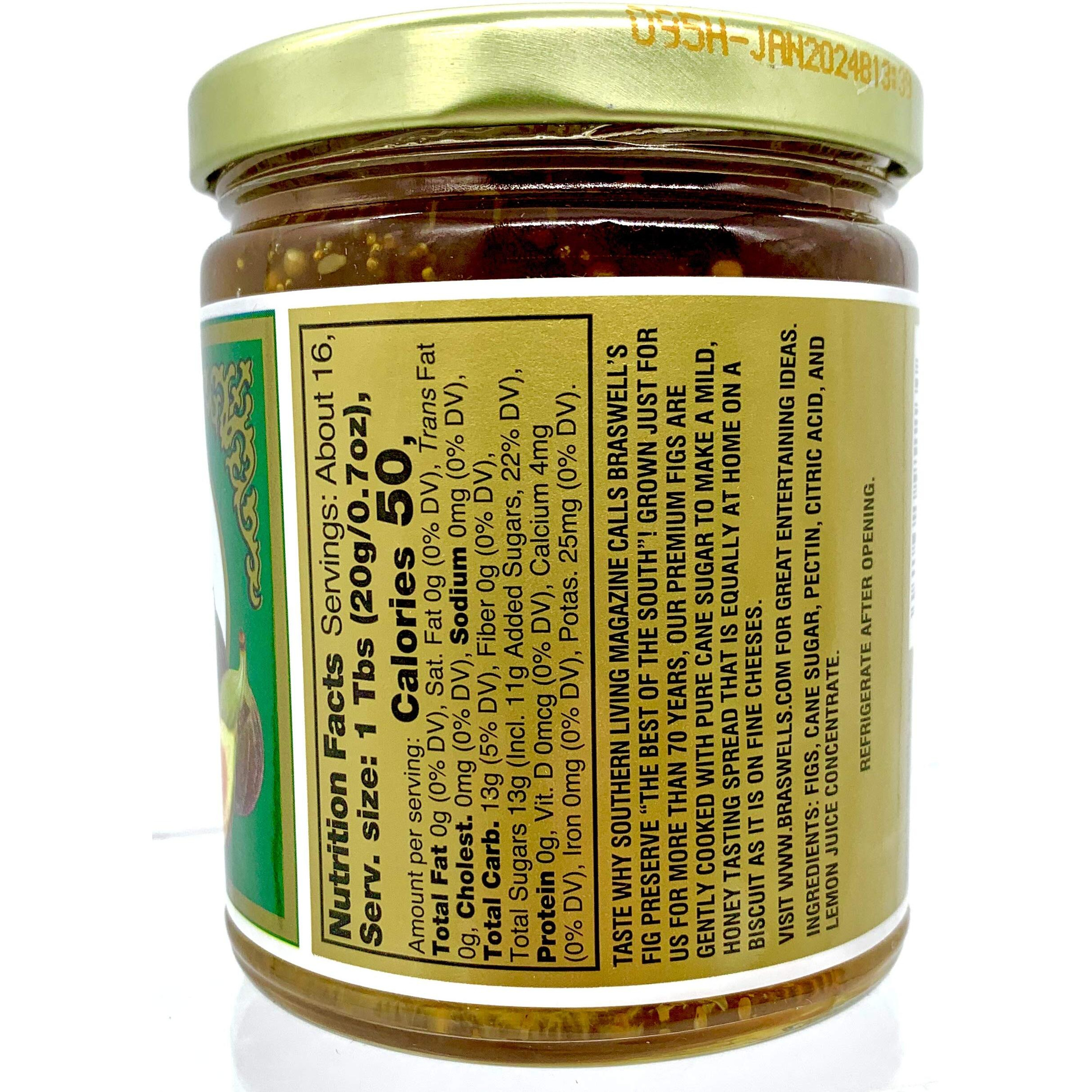 Braswell Preserve Fig, 11.5 Oz