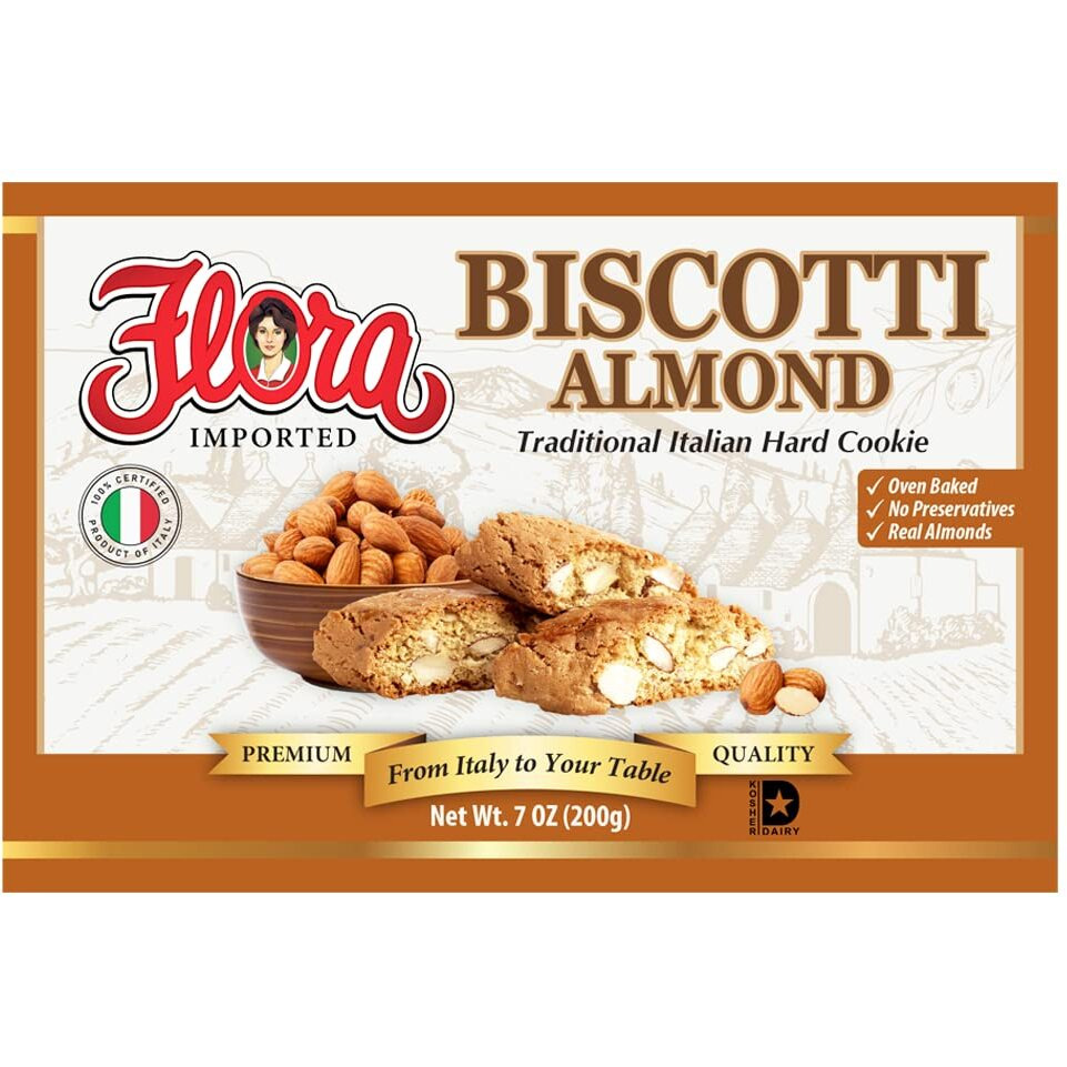 Flora Biscotti Cookies (Almond)