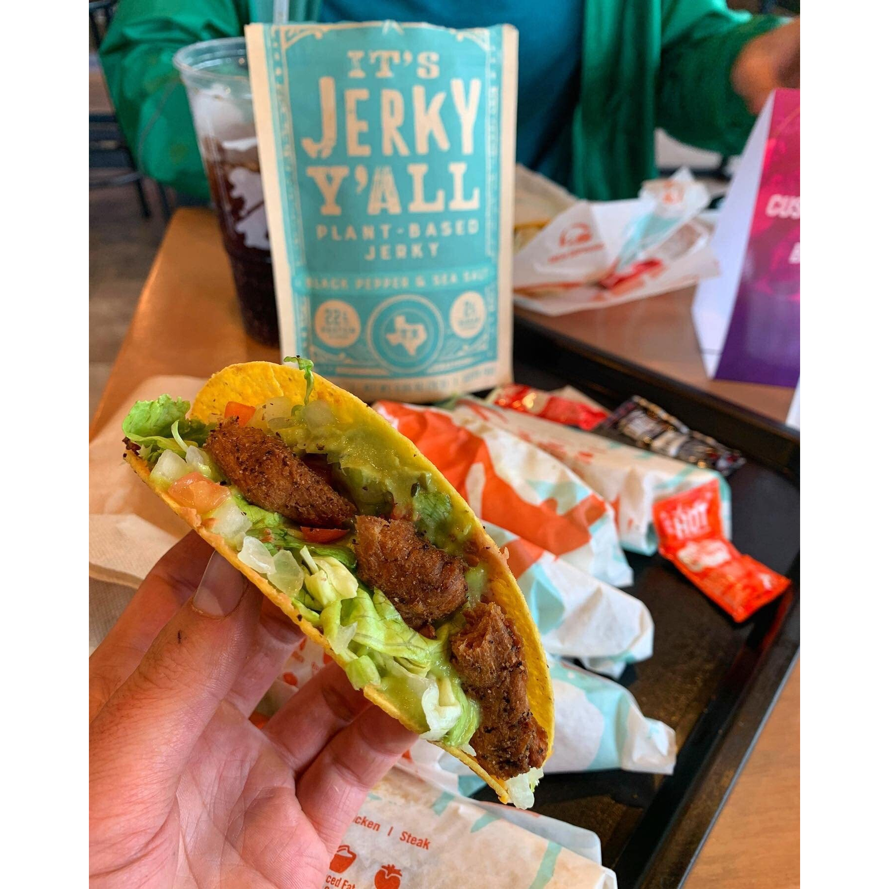 It's Jerky Y'All Vegan Jerky Sea Salt & Pepper - Beyond Tender And Tasty Vegan Snacks - High Protein, Low Carb, Non-Gmo, Gluten-Free, Vegetarian, Whole30 (2-Pack)