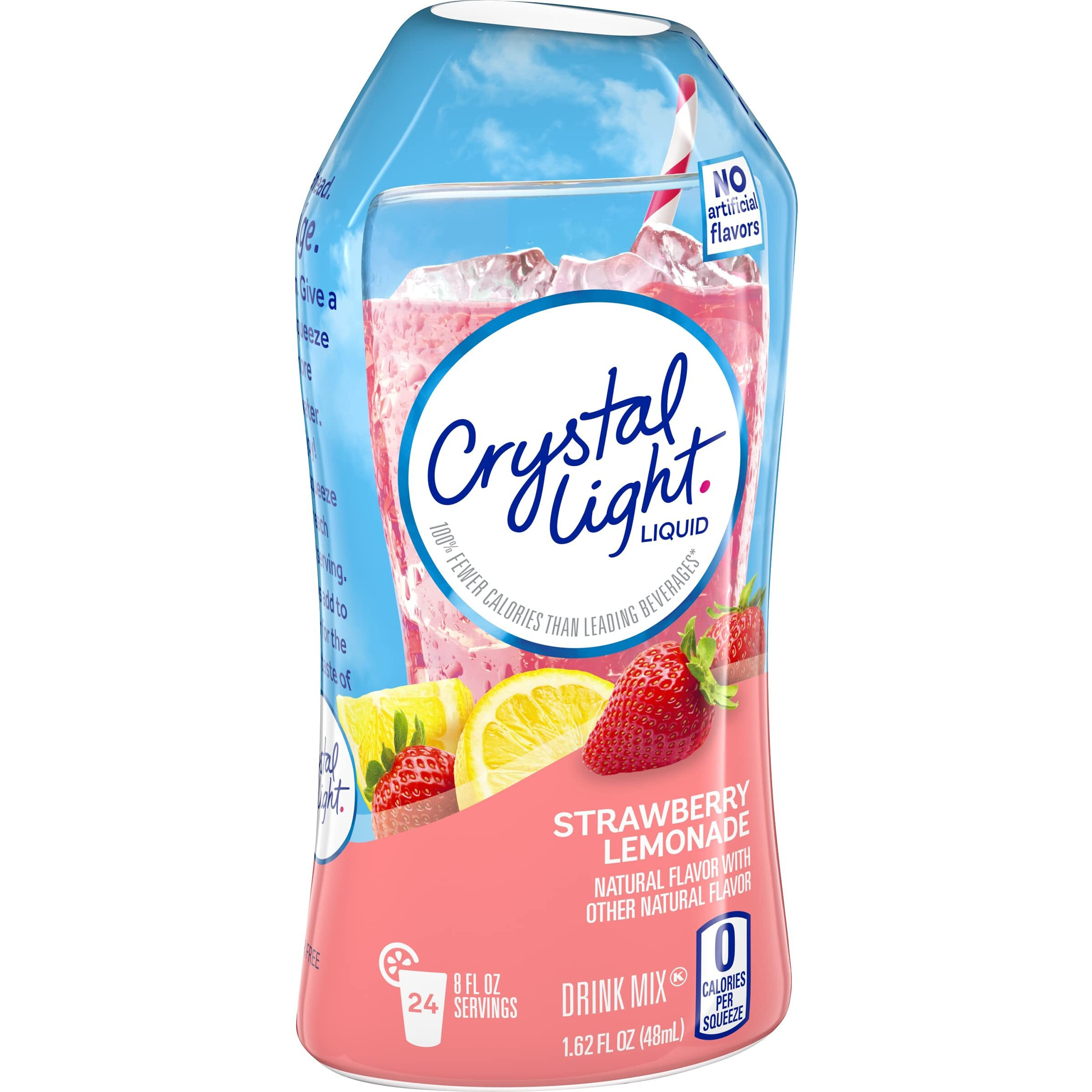 Crystal Light Liquid Drink Mix, Strawberry Lemonade, 1.62 Fl. Oz. (Pack Of 6)