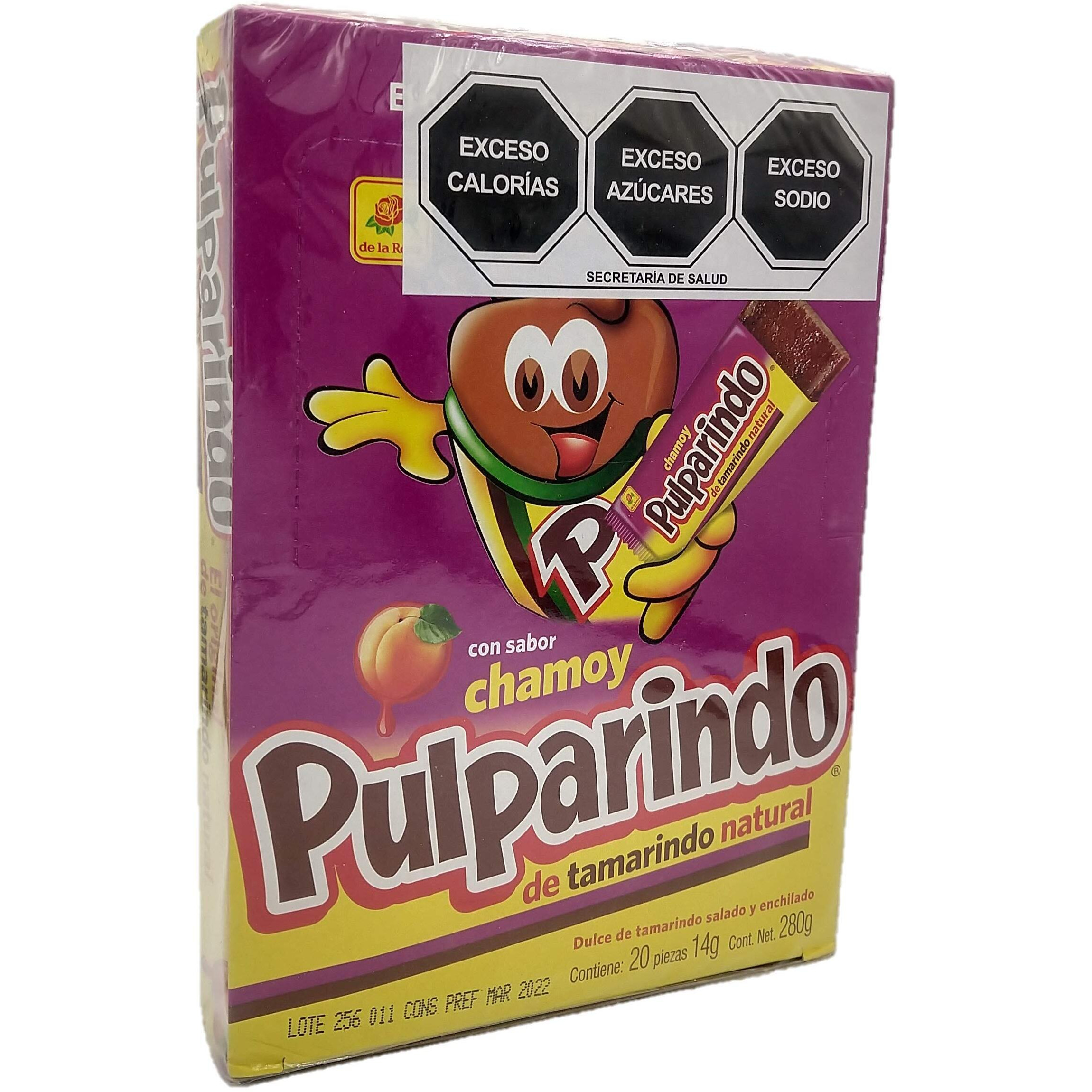 Pulparindo Chamoy Tamarind Pulp Candy 20 Count