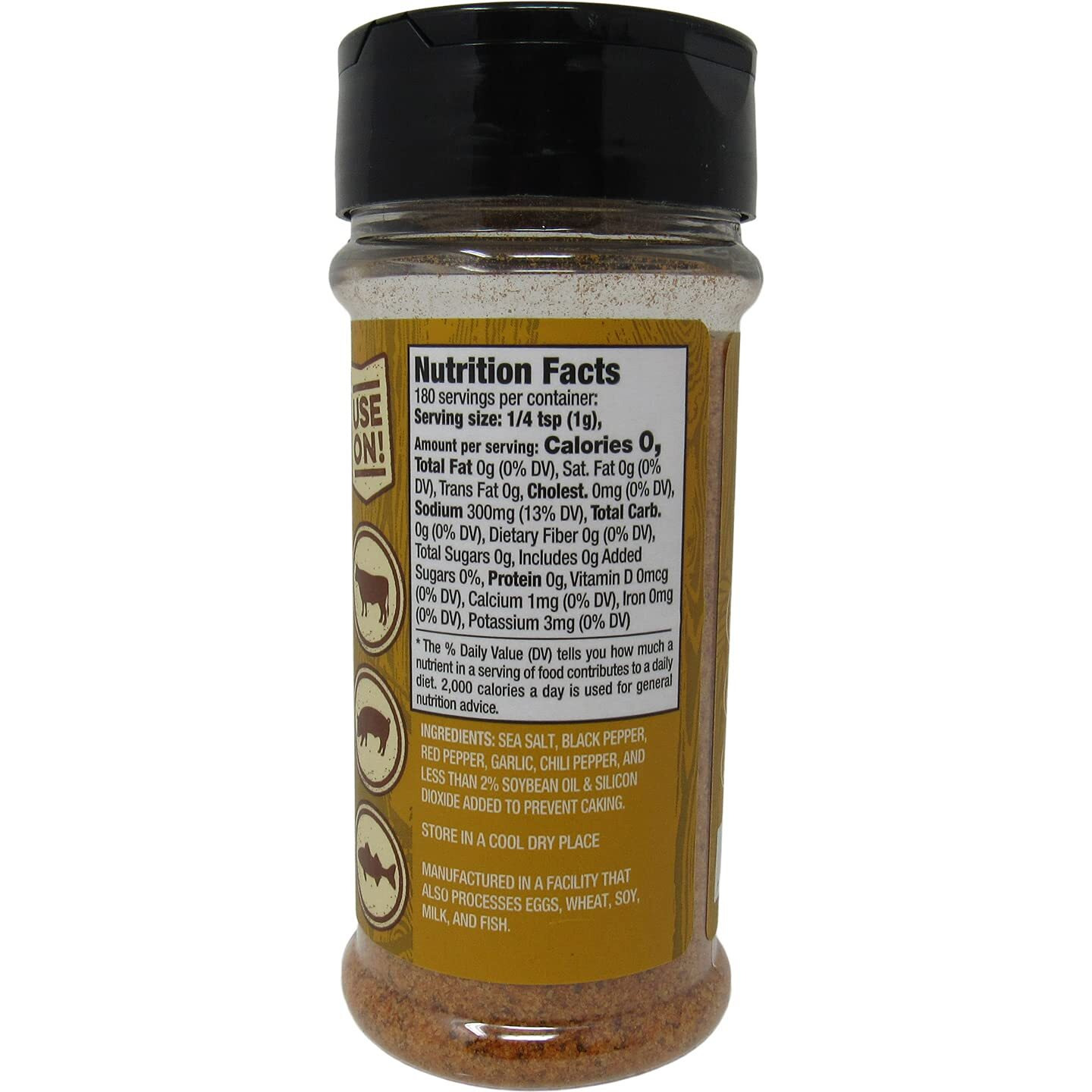 Buc-Ee's Texas Round Up Cajun Seasoning, Gluten Free, One 6.35 Ounce Shaker Bottle
