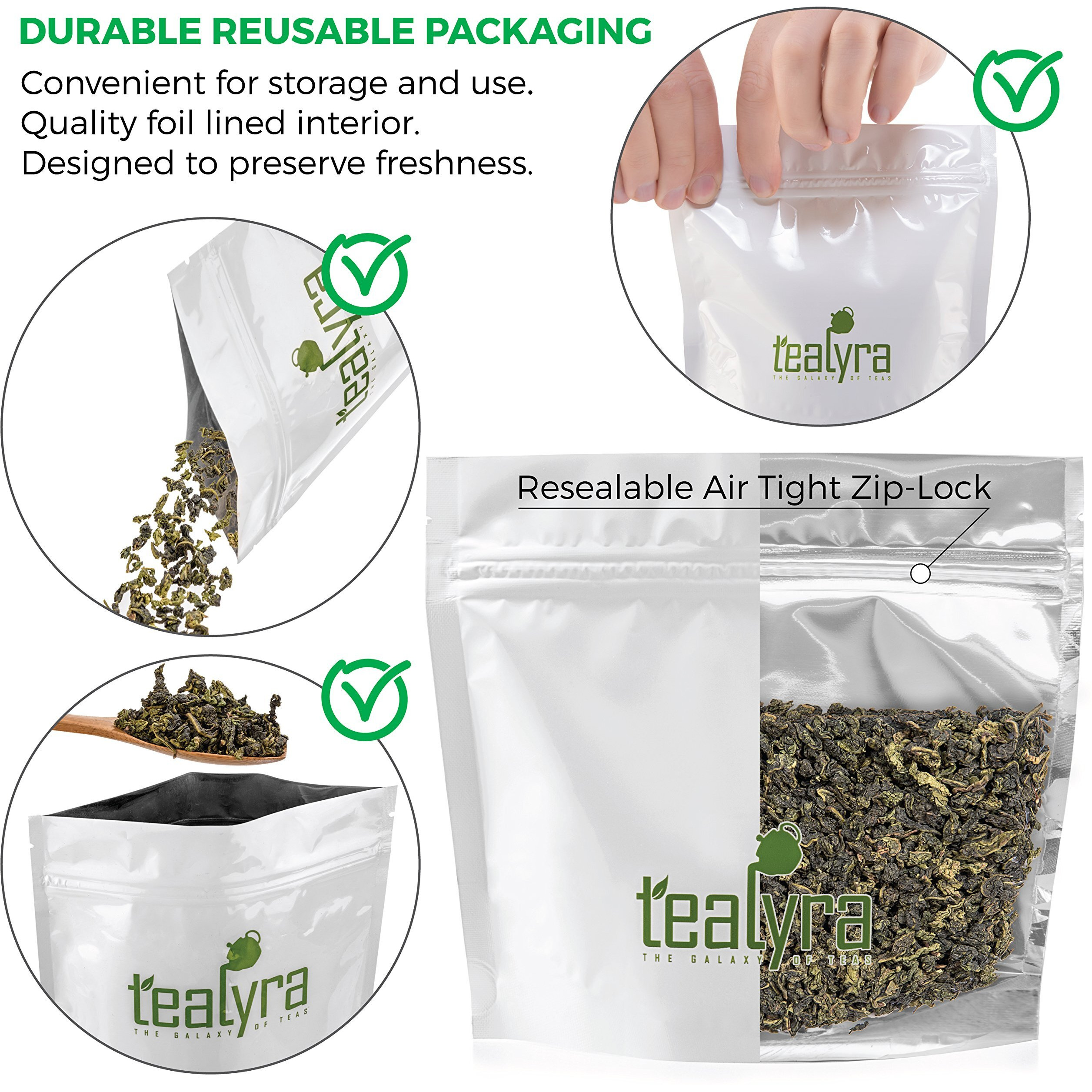 Tealyra - Tie Guan Yin - Oolong Loose Leaf Tea - Iron Goddess Of Mercy - Healing Properties - Best Chinese Oolong - 220G (8-Ounce)
