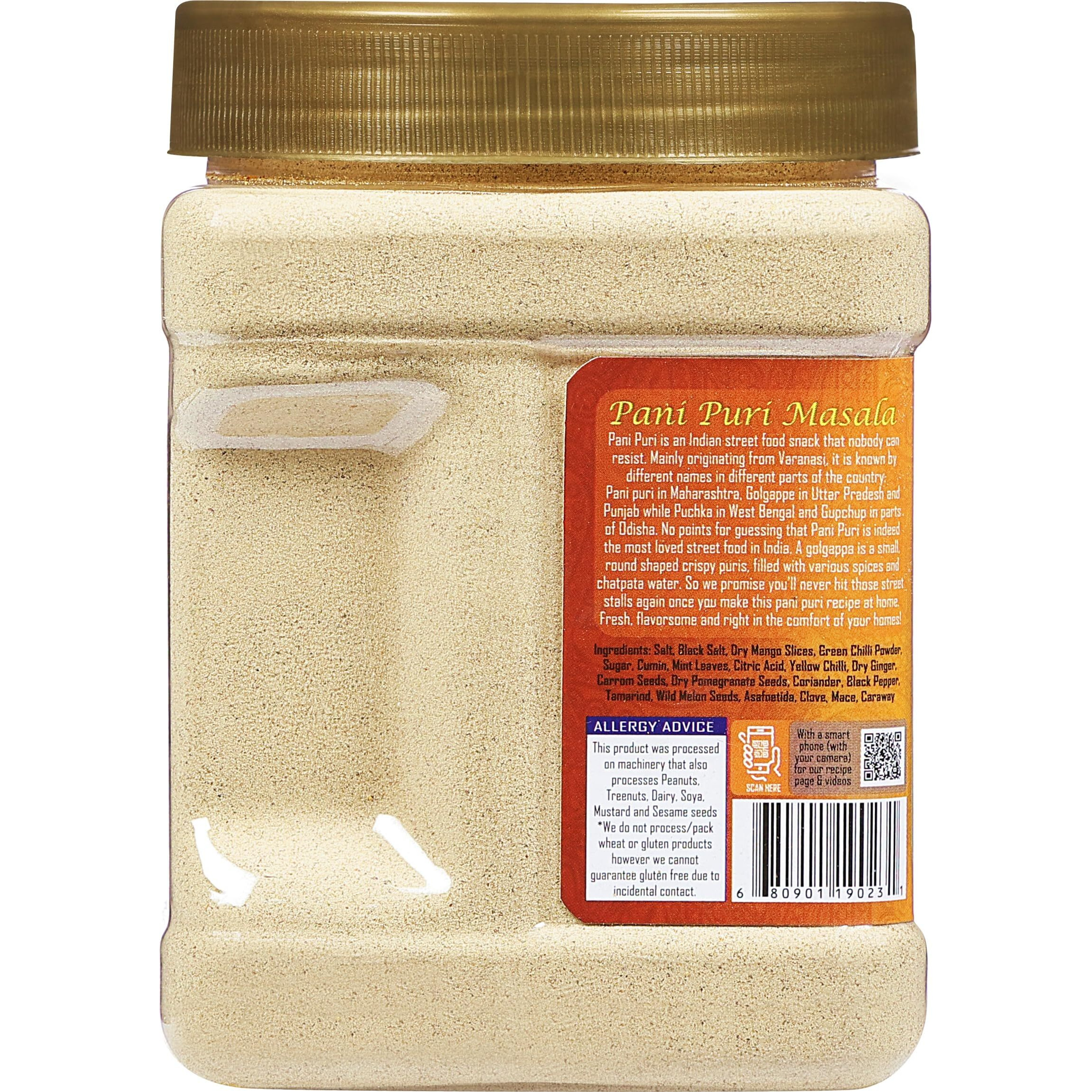 Rani Pani Puri Masala (14-Spice Blend For Indian Spicy Water) 24.5Oz (1.54Lbs) 700G Pet Jar ~ All Natural | Vegan | No Colors | Gluten Friendly | Non-Gmo | Kosher | Indian Origin, Gol Gappa